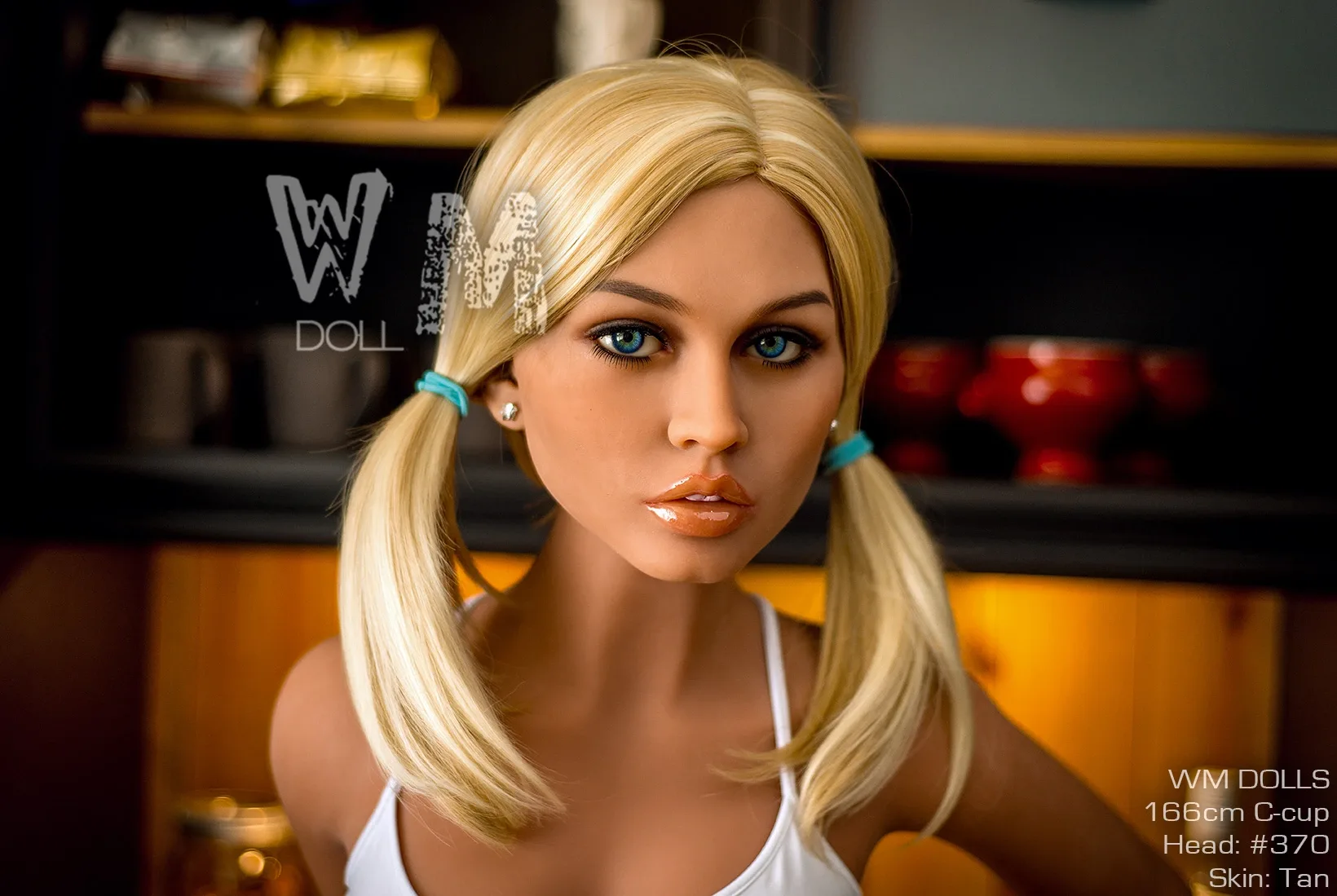 Real Sex Doll Blonde Cath 5ft 5' (166 cm)/ C-Cup - WM doll view 5