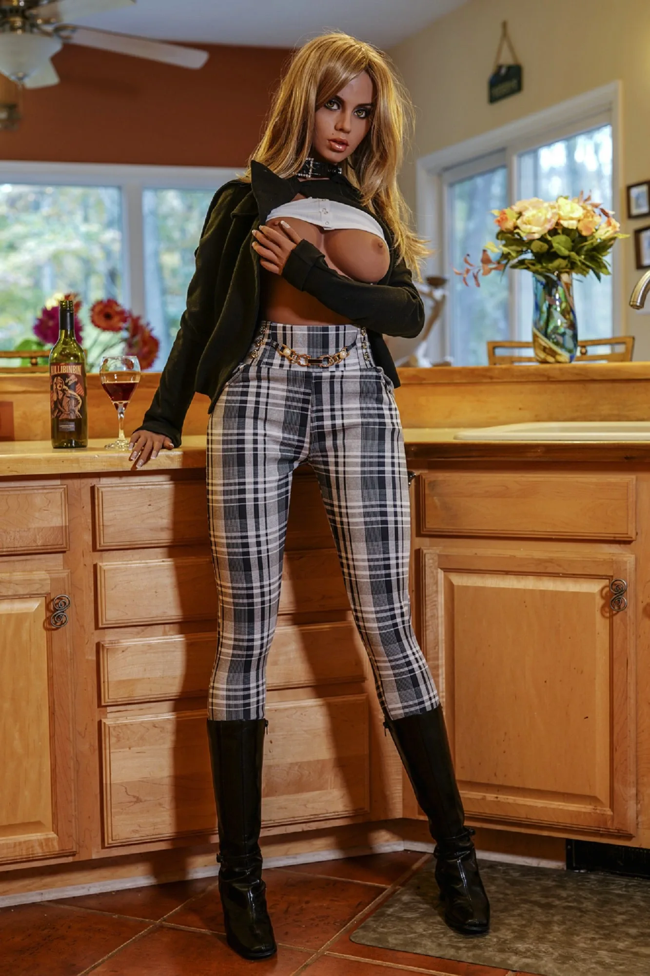 Real Sex Doll Seductive Terry 5ft 6' (170 cm)/ E-Cup - YL Doll view 3