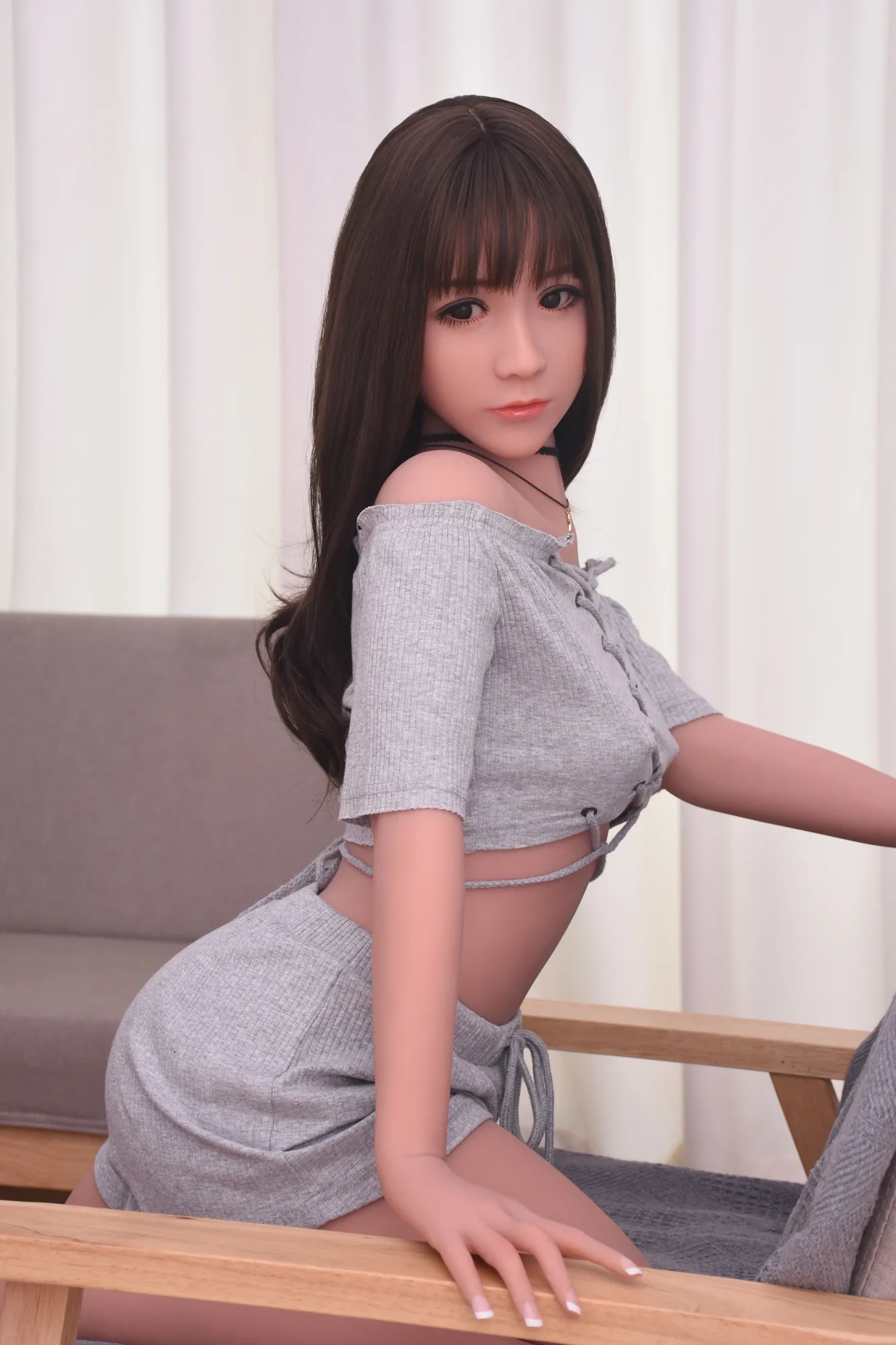 Sex Doll Brunette Rhiannon 5ft 1' (155 cm)/ B-Cup - AXB doll view 8
