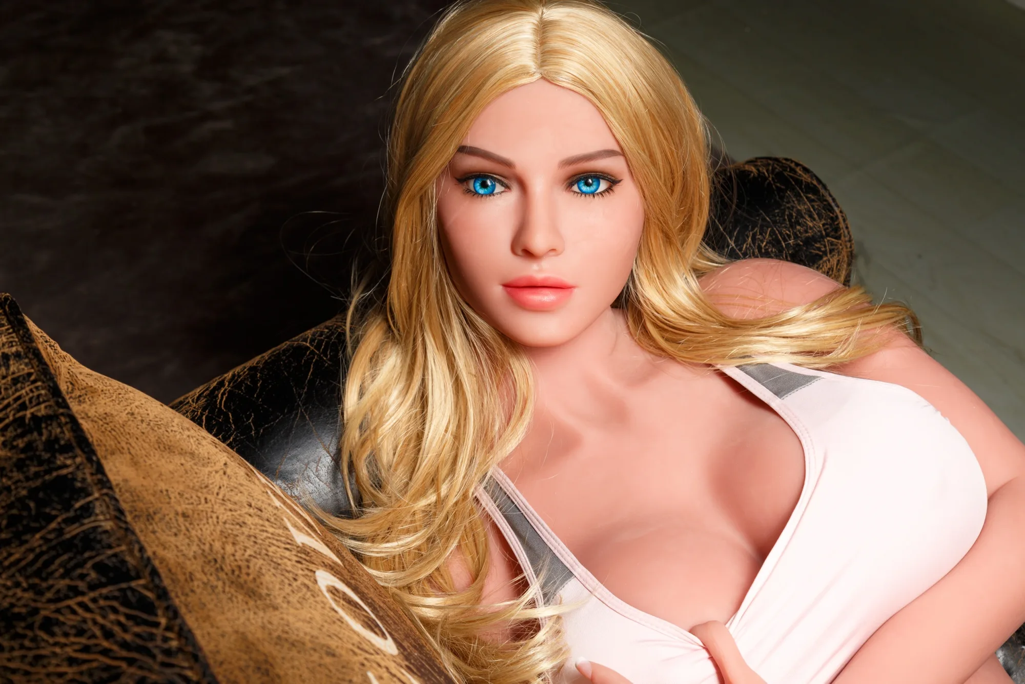 Real Sex Doll Blonde Brinley 5ft 6' (168 cm)/ G-Cup - AIBEI Doll view 3