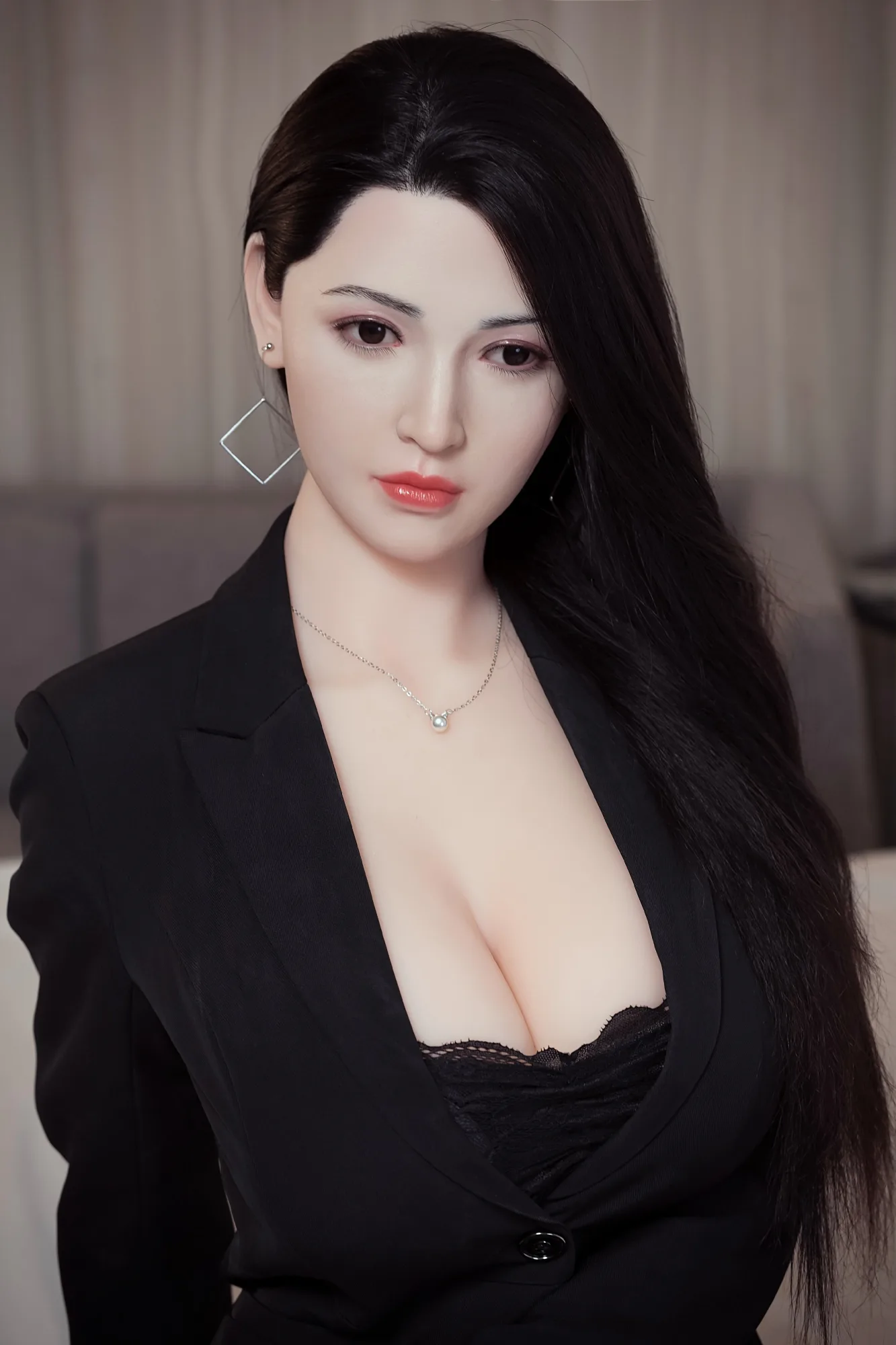 Real Sex Doll Black-haired Ruby 5ft 6' (170 cm)/ J-Cup - AF Doll view 4