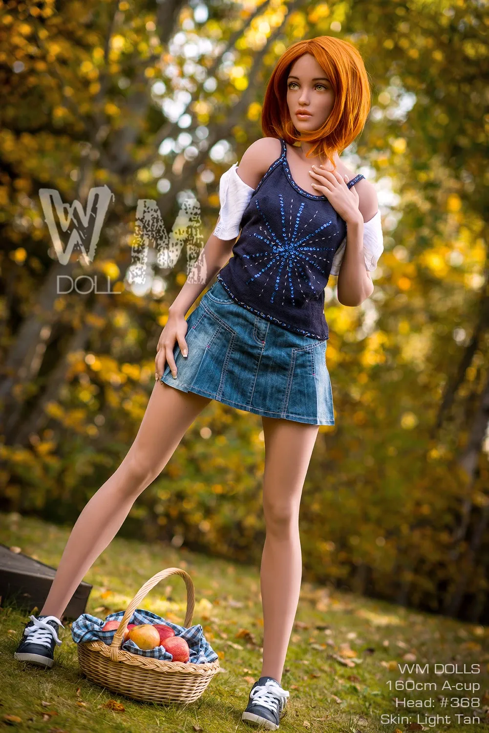 Real Sex Doll Redhead Sunday Rose 5ft 2' (160 cm)/ A-Cup - WM doll view 6