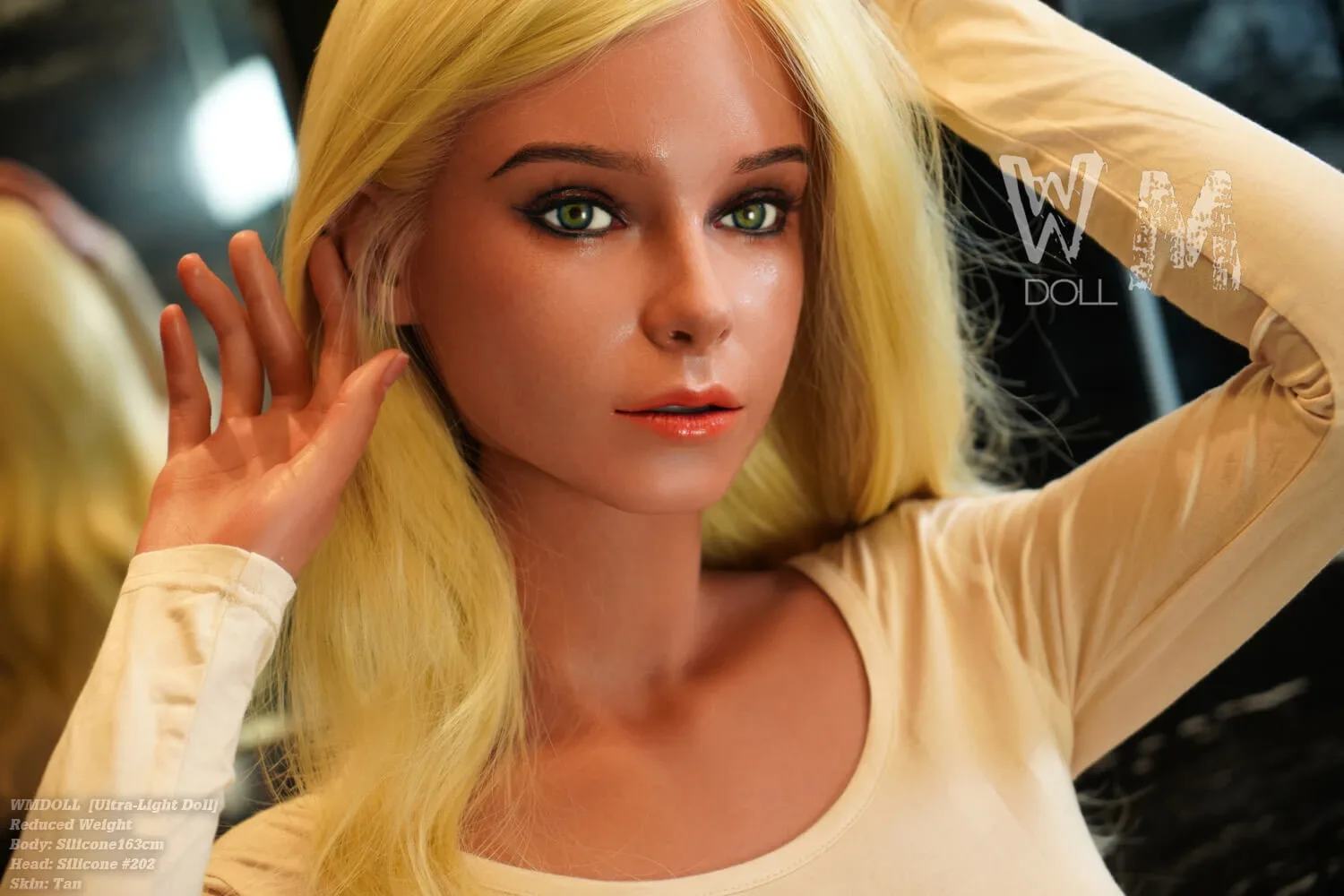 Silicone Sex Doll Skinny Leann 5ft 4' (163 cm)/ D-Cup - WM doll view 2