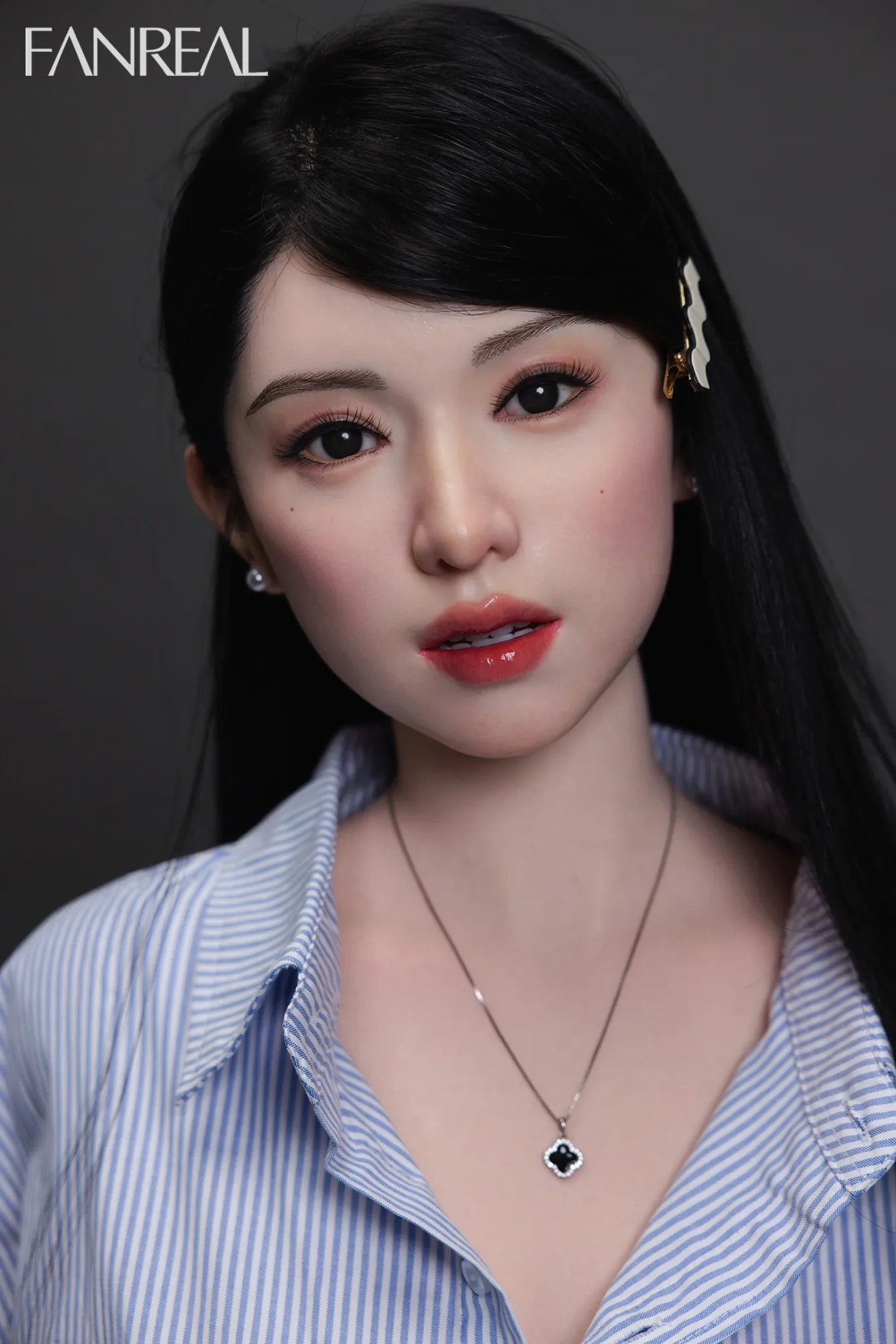 Realistic Sex Doll Black-haired Luna 5ft 1' (155 cm)/ F-Cup - FANREAL view 2
