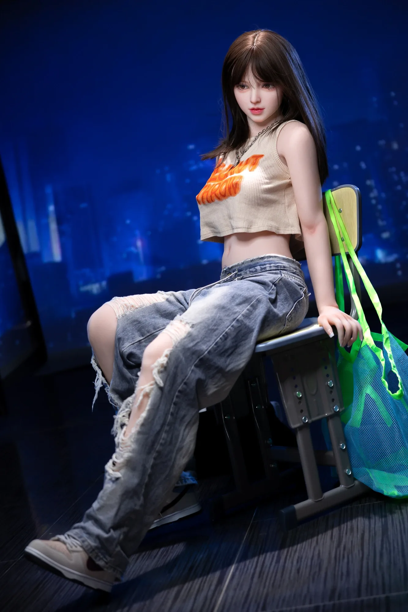 Real Sex Doll Asian Girl Smiley 5ft 1' (157 cm)/ D-Cup - AIBEI Doll view 6