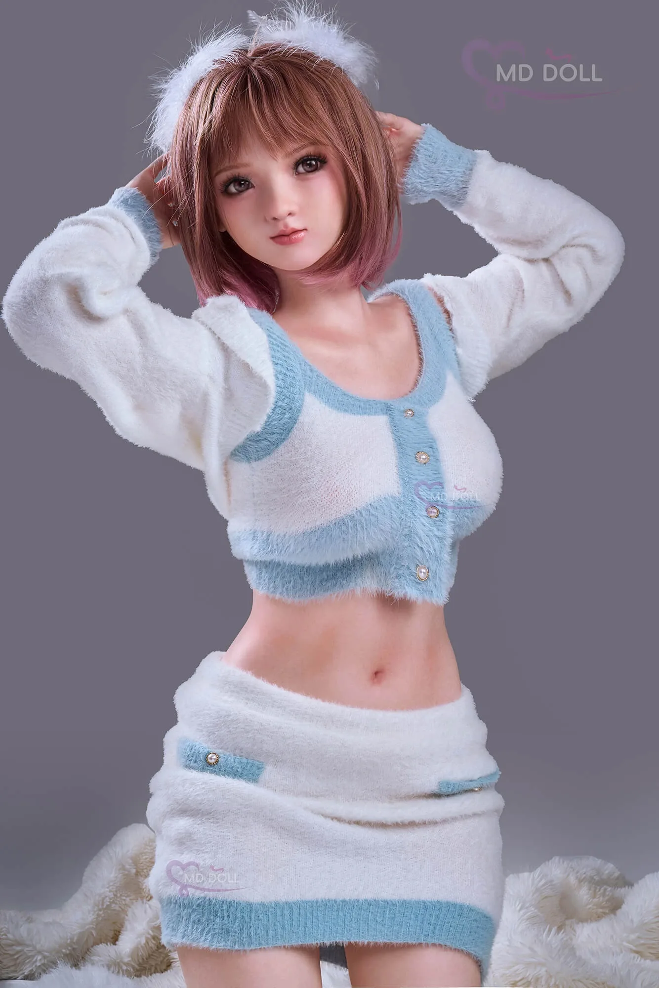 Silicone Sex Doll Asian Girl Liliane 4ft 11' (150 cm)/ E-Cup - MD DOLL