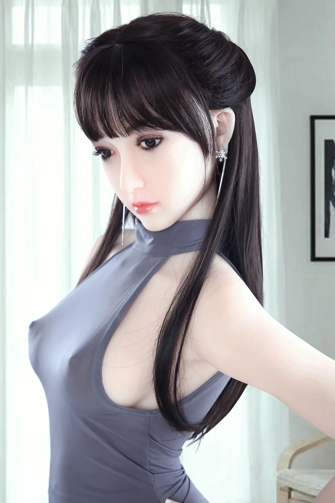 Real Sex Doll Black-haired Annie 5ft 2' (160 cm)/ B-Cup - AF Doll view 5