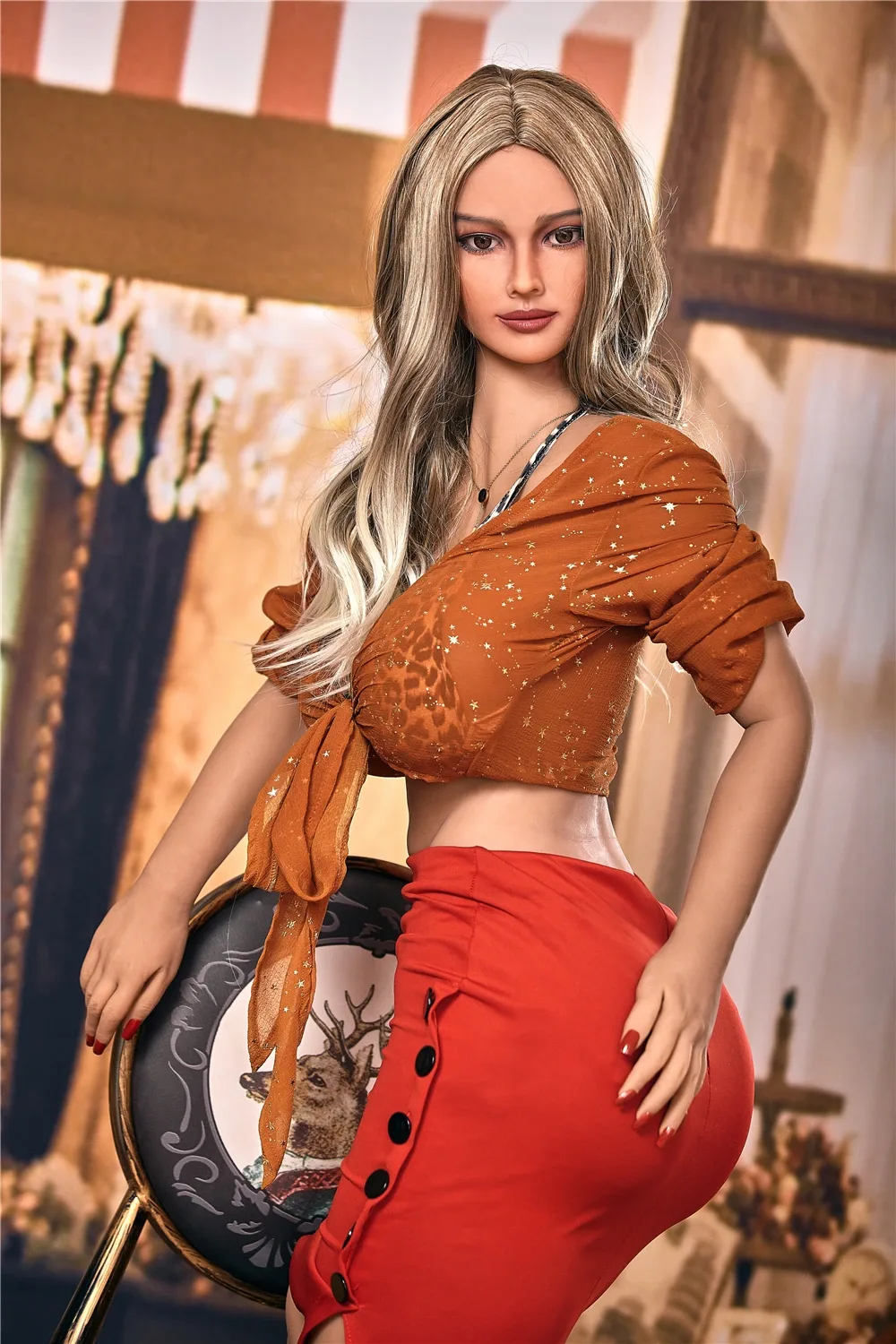 Sex Doll Blonde Sarin 5ft 2' (158 cm)/ I-Cup - Irontech Doll view 1