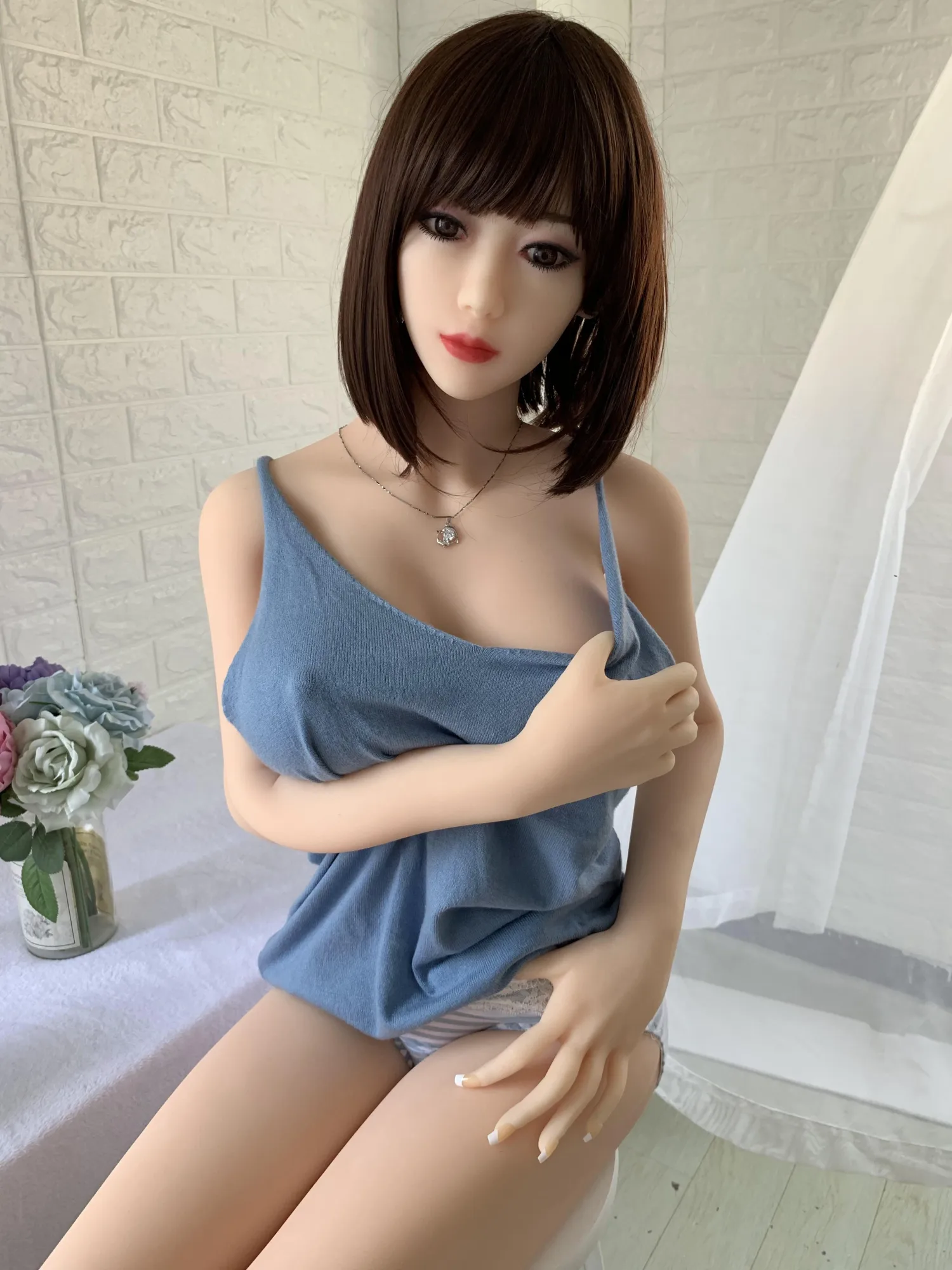 Real Sex Doll Asian Girl Starline 5ft 2' (158 cm)/ E-Cup - AIBEI Doll view 2