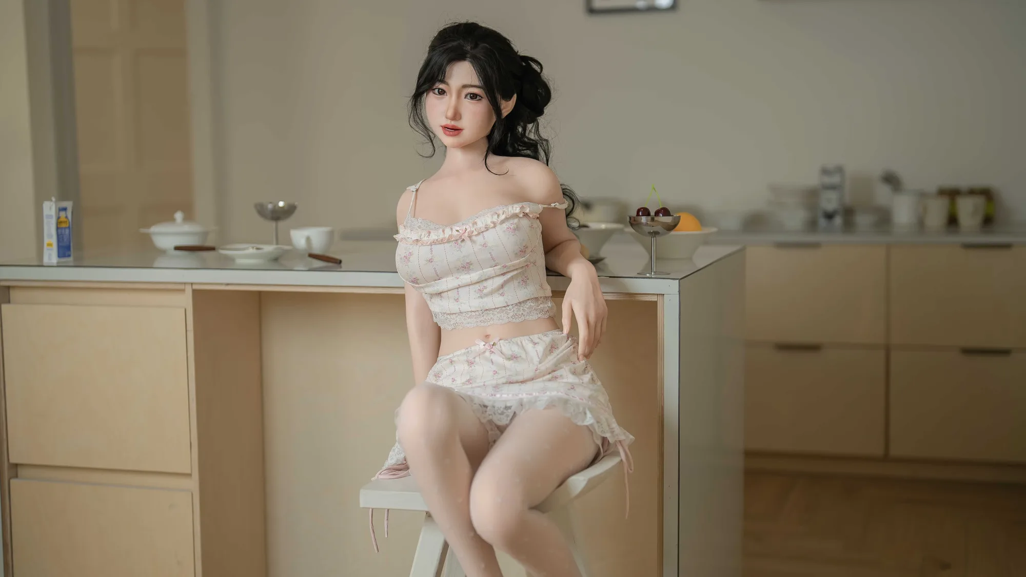 Real Sex Doll Asian Girl Nimea 5ft 2' (159 cm)/ E-Cup - Starpery view 6