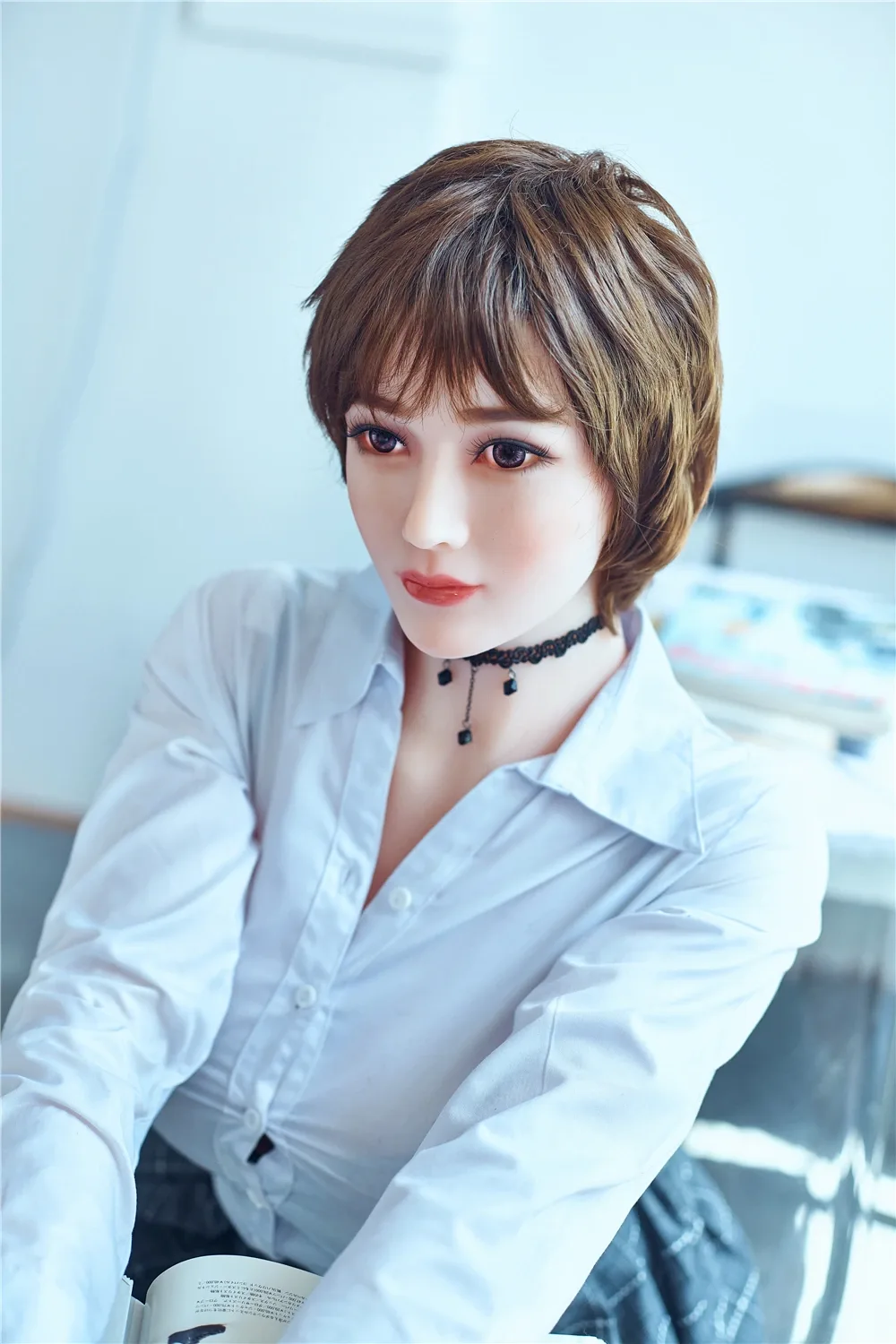 Real Sex Doll Brunette Gabriella 5ft 2' (159 cm)/ E-Cup - Irontech Doll view 2