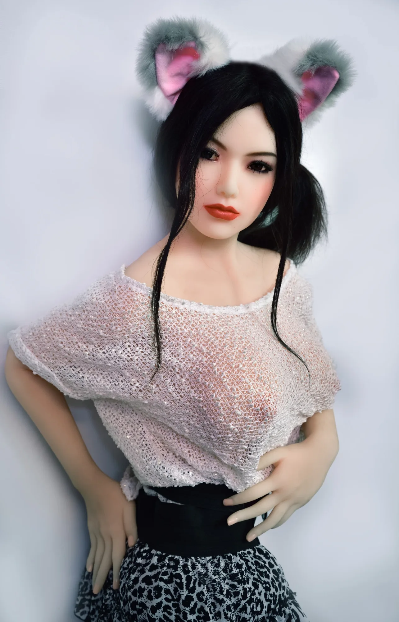 Real Sex Doll Black-haired Dionne 4ft 11' (150 cm)/ E-Cup - HRDoll view 4