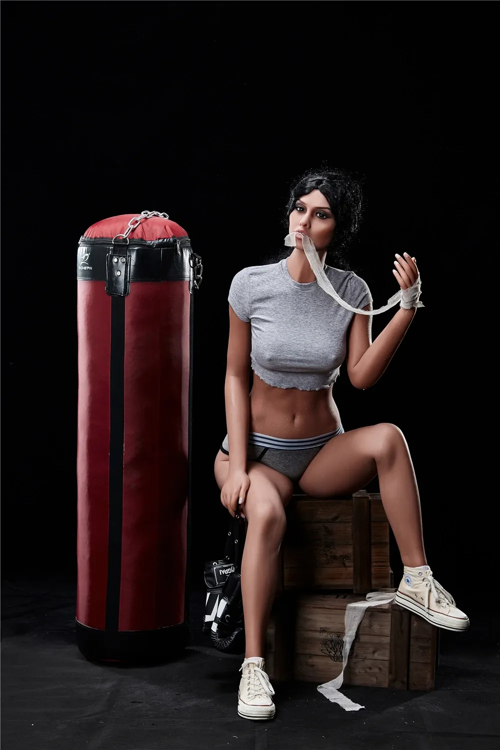 Sex Doll Black-haired Selina 5ft 6' (168 cm)/ C-Cup - Irontech Doll view 4