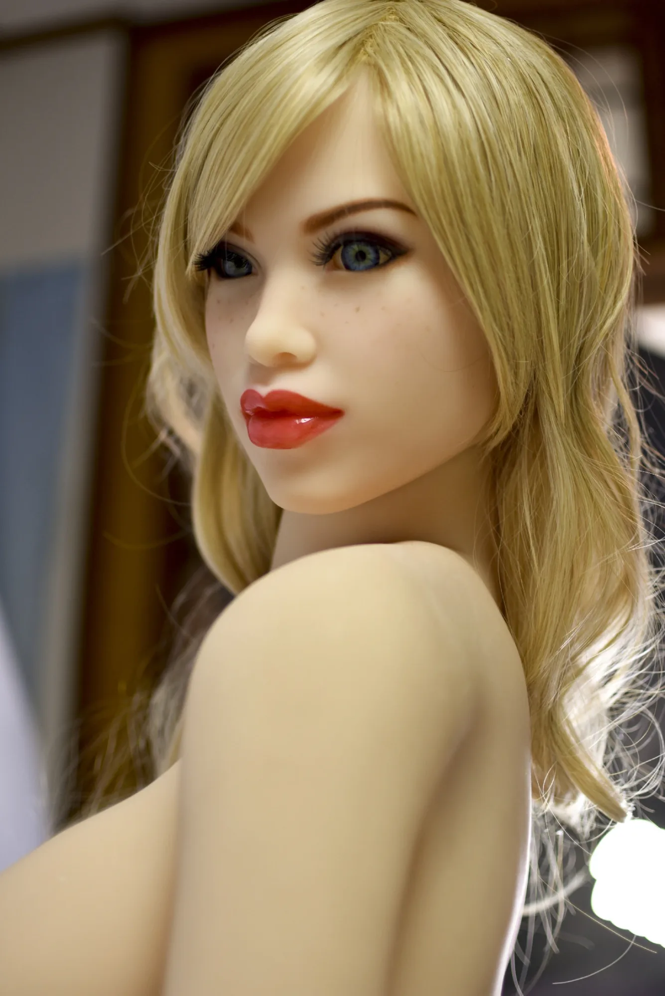Real Sex Doll Blonde Mindy 5ft 7' (170 cm)/ H-Cup - 6Ye Doll view 4
