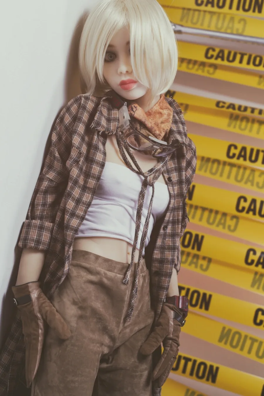 Real Sex Doll Blonde Madison 5ft 6' (168 cm)/ A-Cup - WM doll view 3