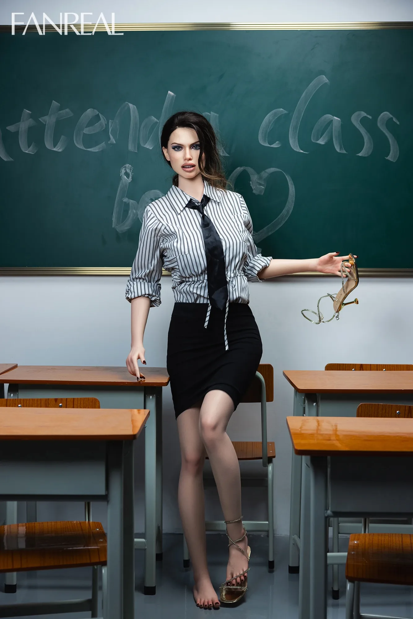 Silicone Sex Doll Secretary Noely 5ft 7' (172 cm)/ E-Cup - FANREAL view 7