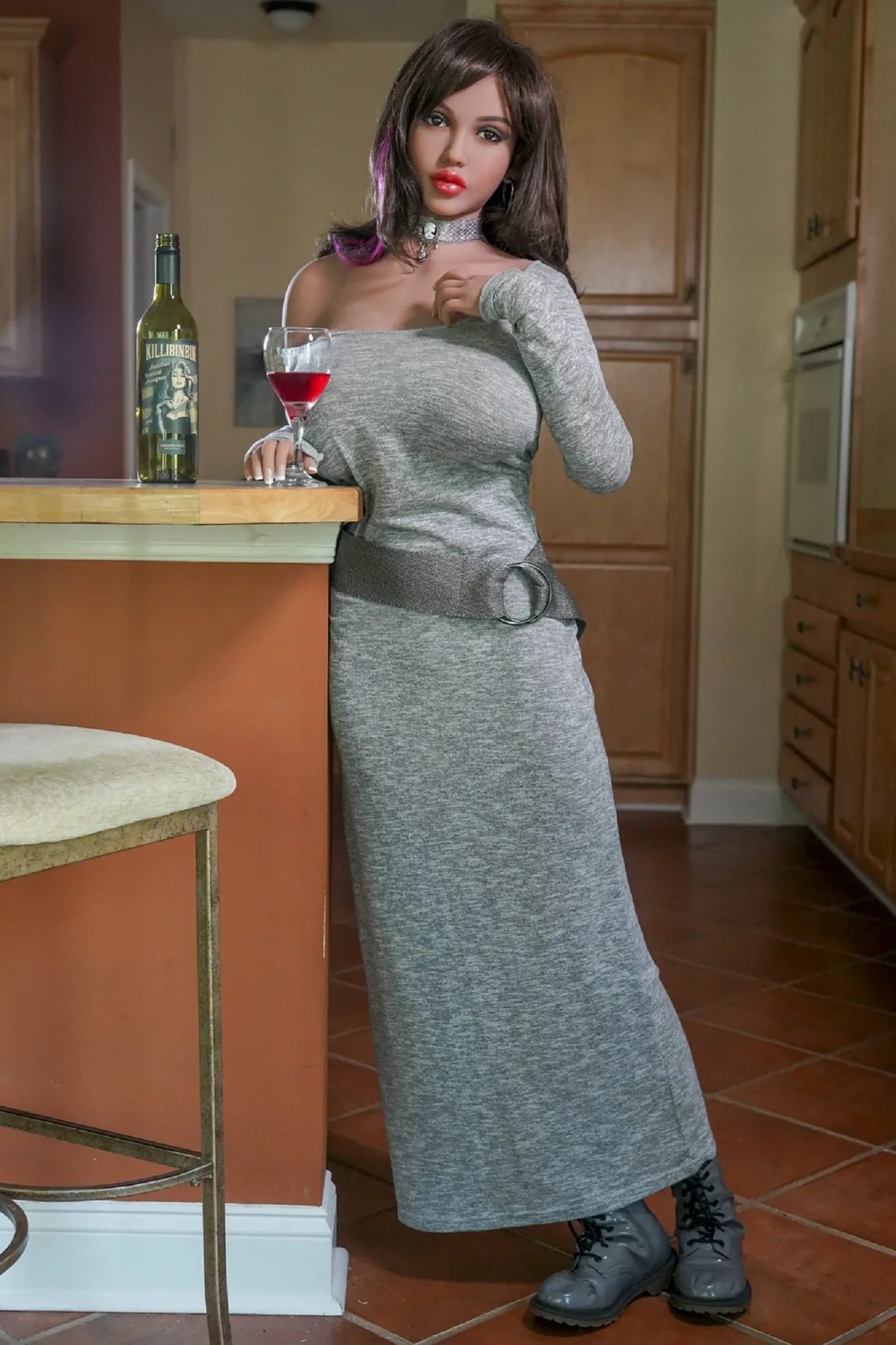 Sexy Doll Busty Sylvie 5ft 7' (171 cm)/ H-Cup - YL Doll view 4