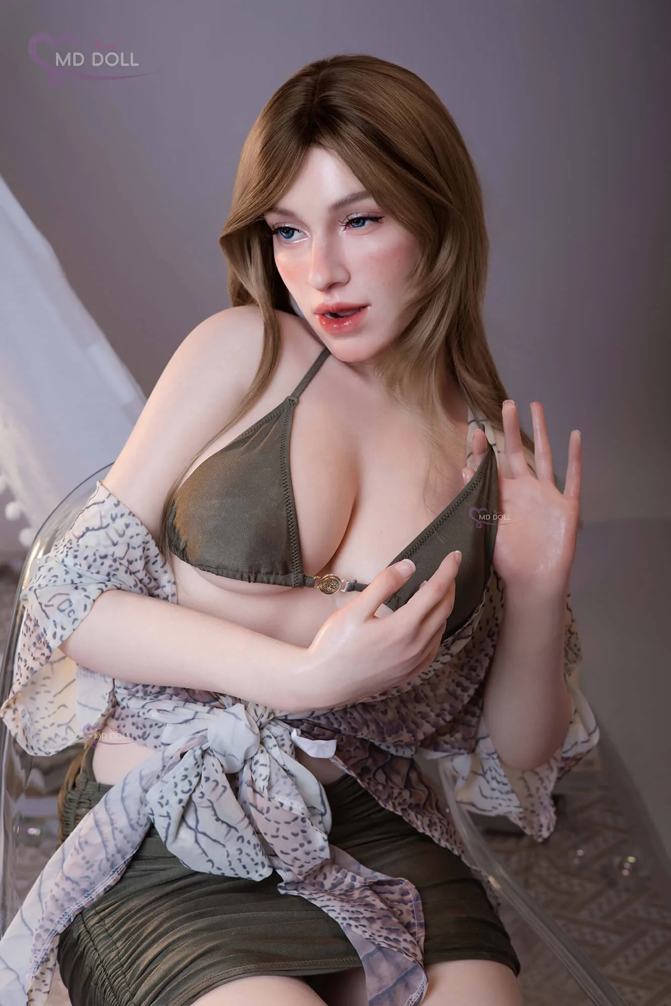 Silicone Sex Doll Seductive Dakota 5ft 5' (166 cm)/ D-Cup - MD DOLL view 3