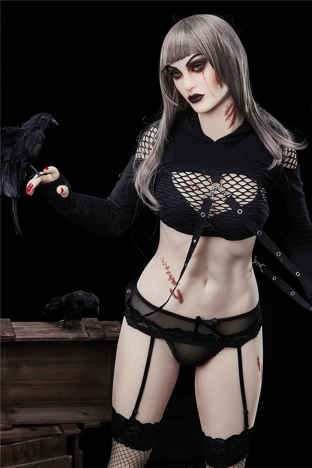 TPE Sex Doll Halloween Lia 5ft 6' (168 cm)/ B-Cup - Irontech Doll view 3