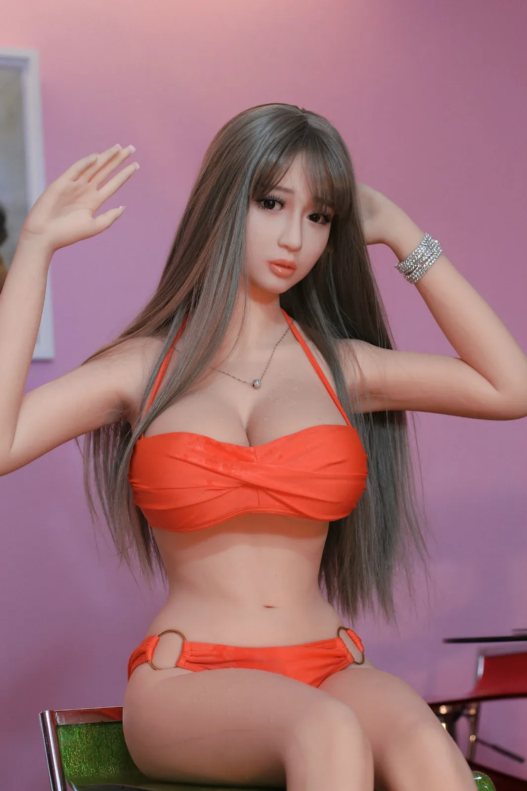 Sexy Doll Asian Girl Noelle 5ft 2' (158 cm)/ K-Cup - AF Doll view 2