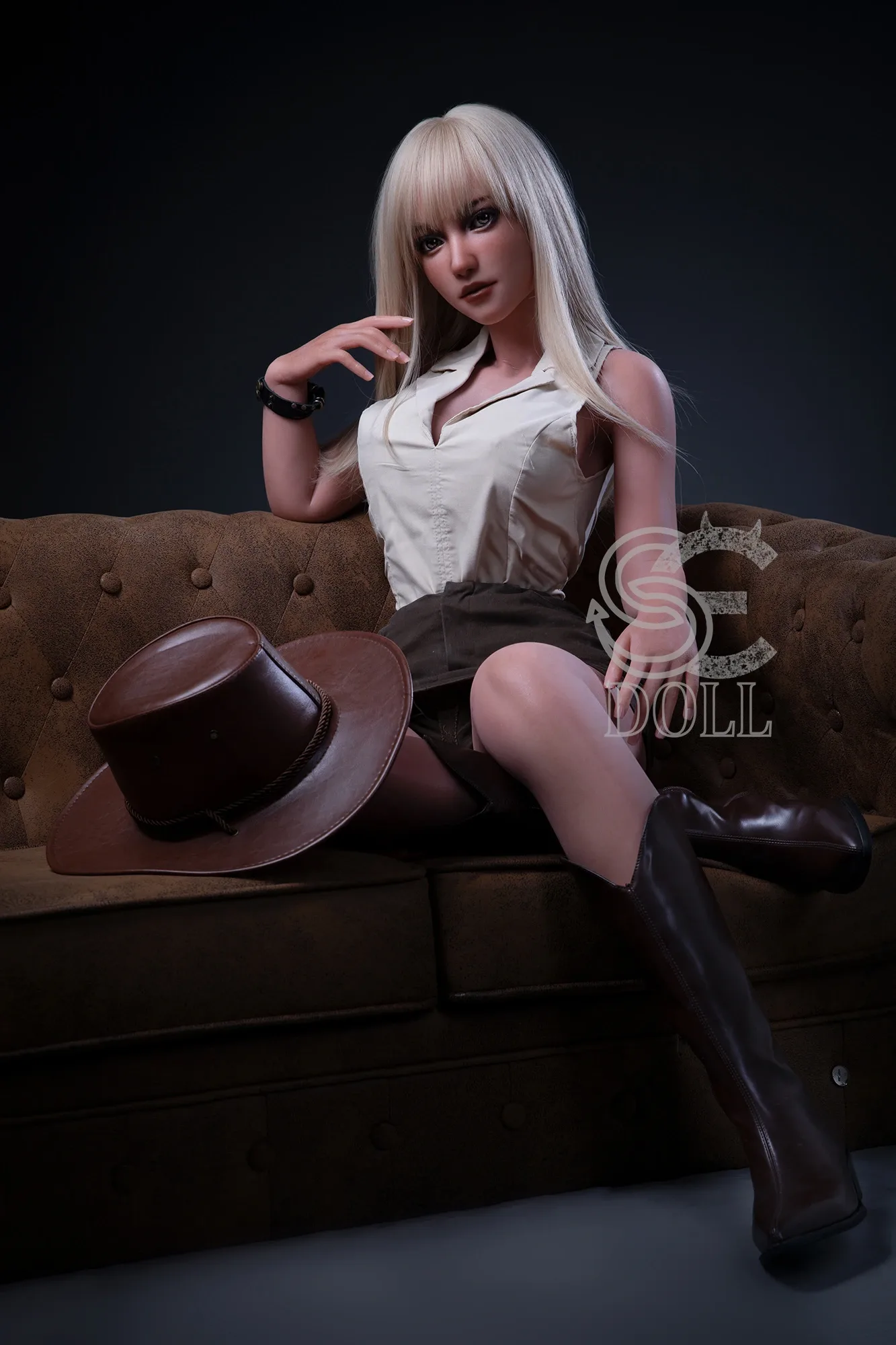 Silicone Sex Doll Blonde Willow 5ft 3' (161 cm)/ E-Cup - SEDOLL view 6