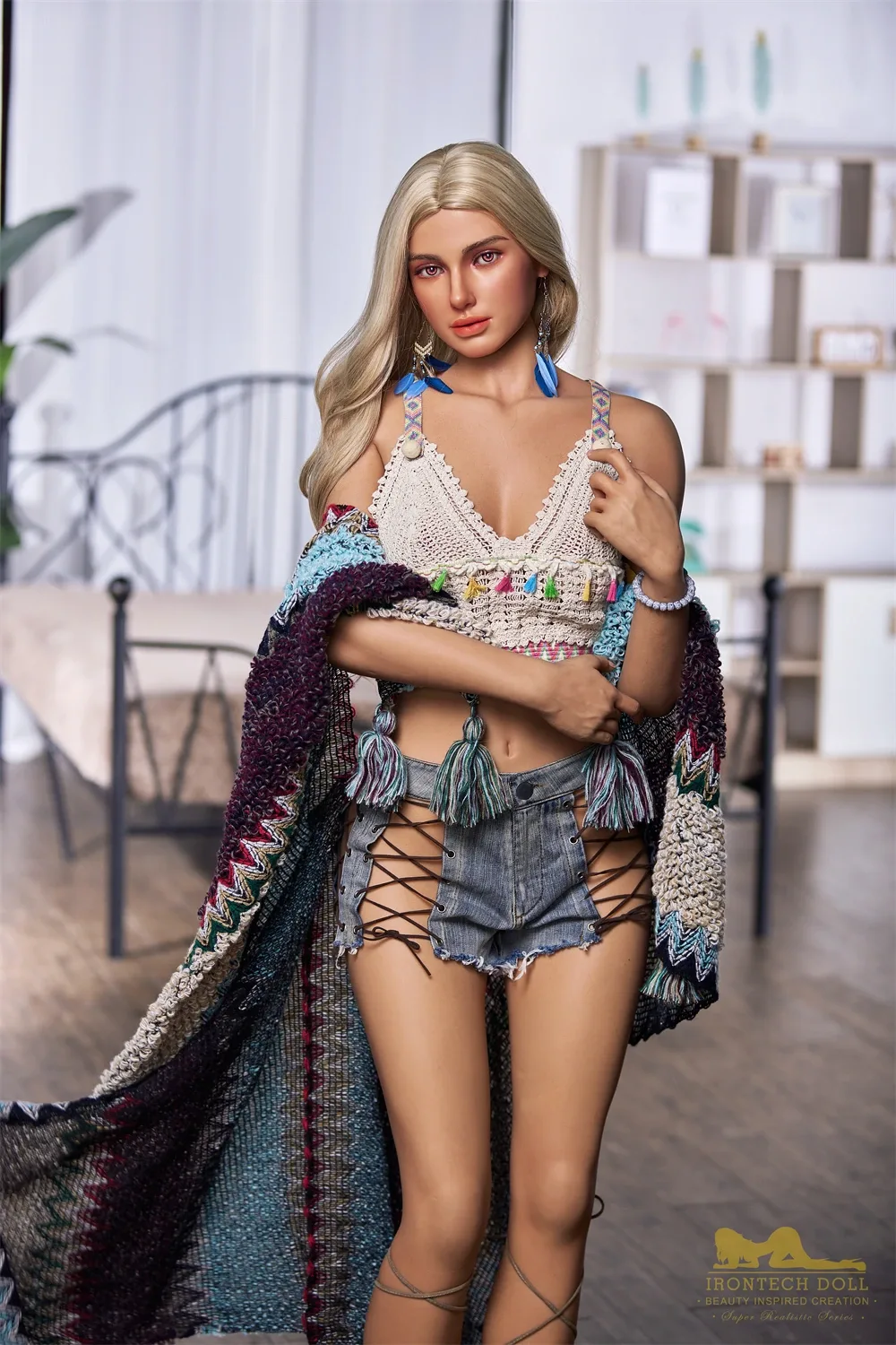 Real Sex Doll Blonde Anyi 5ft 6' (168 cm)/ C-Cup - Irontech Doll view 1