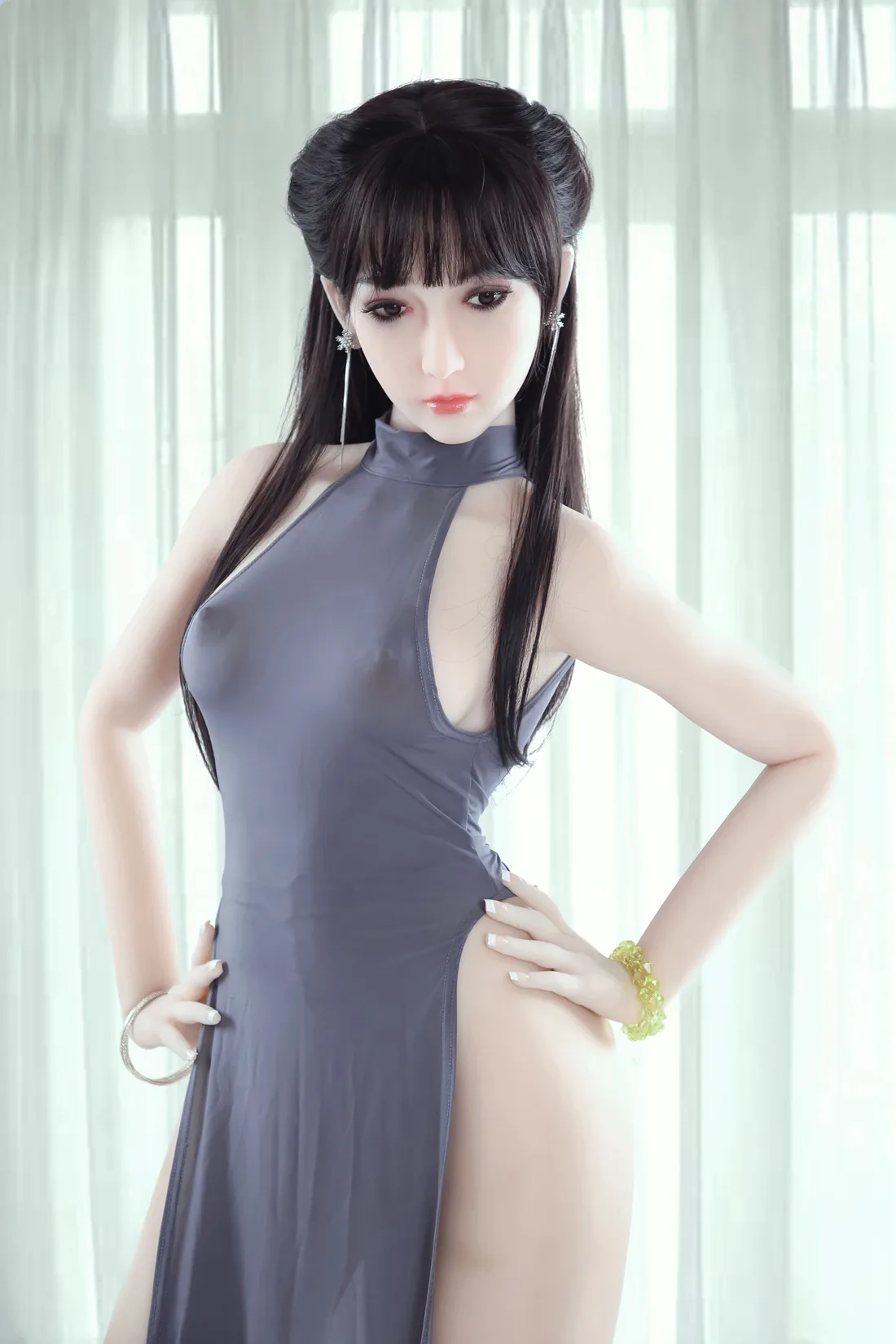 Real Sex Doll Black-haired Annie 5ft 2' (160 cm)/ B-Cup - AF Doll view 4