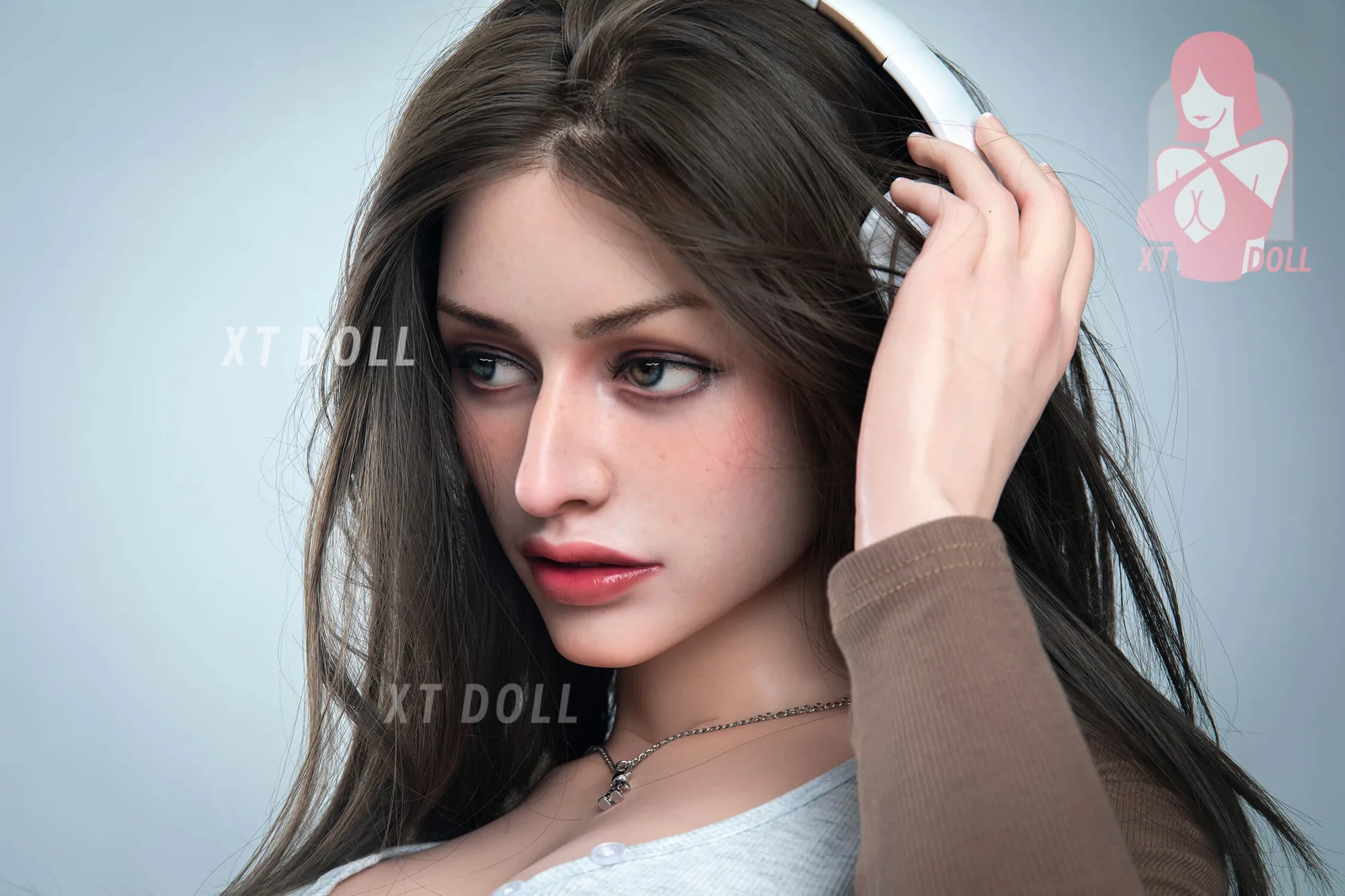 Love doll Brunette Lina 5ft 4' (162 cm)/ G-Cup - XTDoll view 3