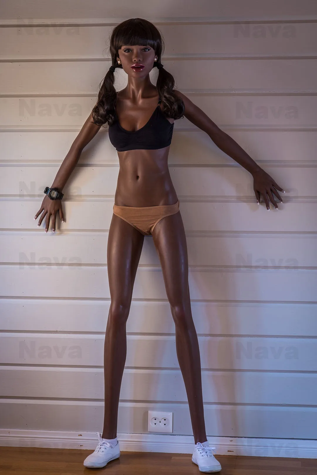 Real Sex Doll Black Maya 5ft 6' (168 cm)/ A-Cup - WM doll view 2