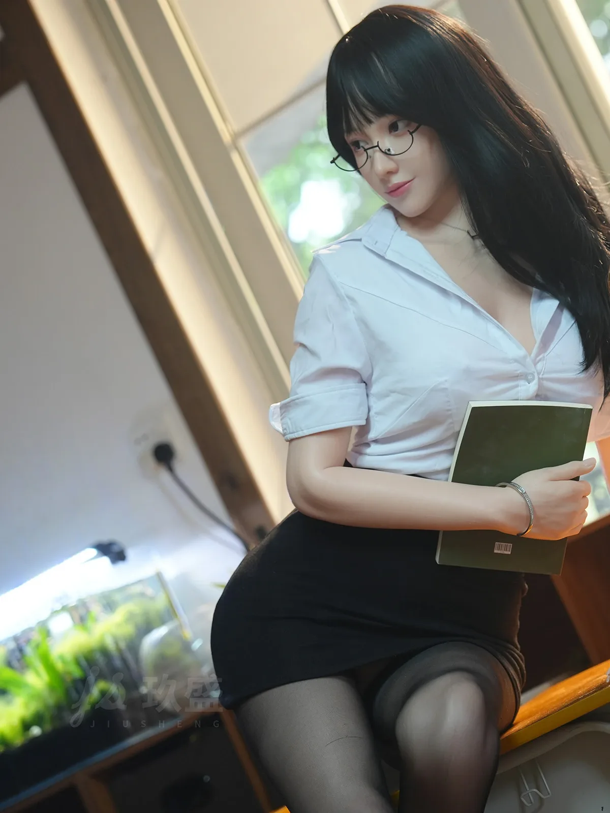 Real Sex Doll Secretary Zion 5ft 2' (160 cm)/ E-Cup - Jiusheng Doll view 7