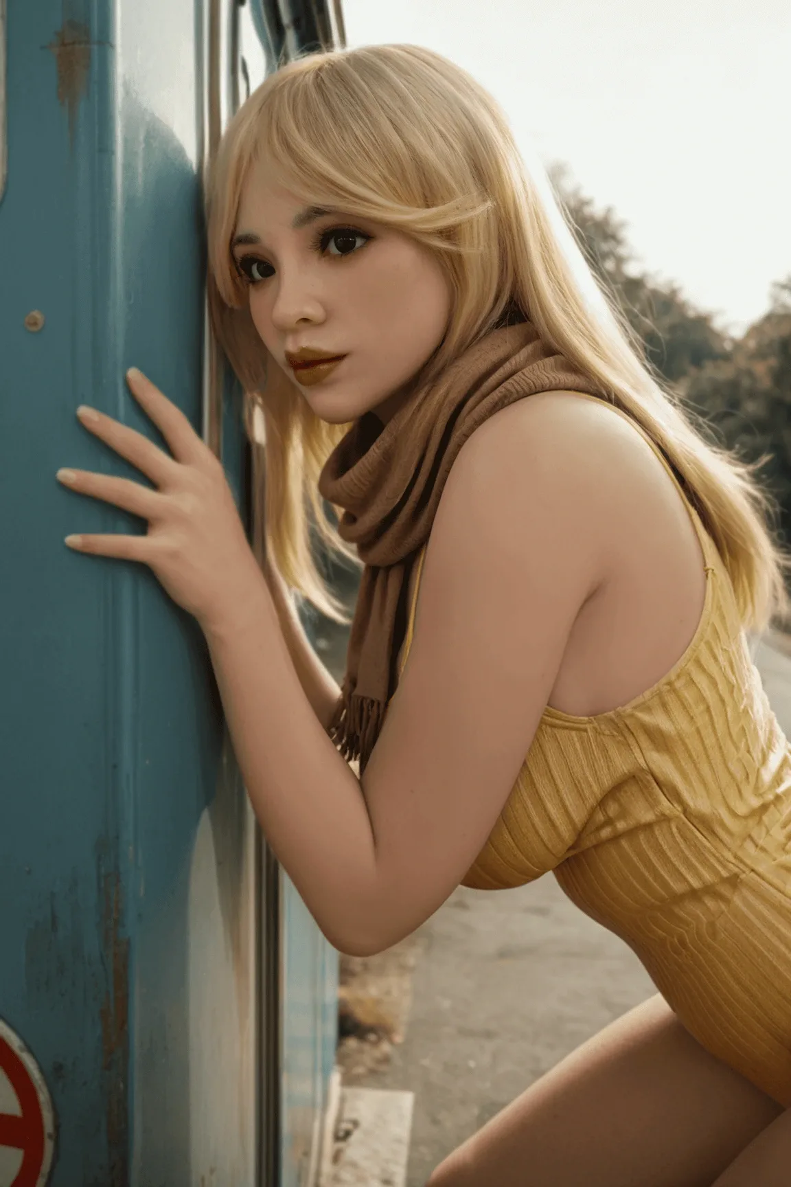 Sex Doll Blonde Corra 5ft 5' (166 cm)/ E-Cup - AIBEI Doll view 2