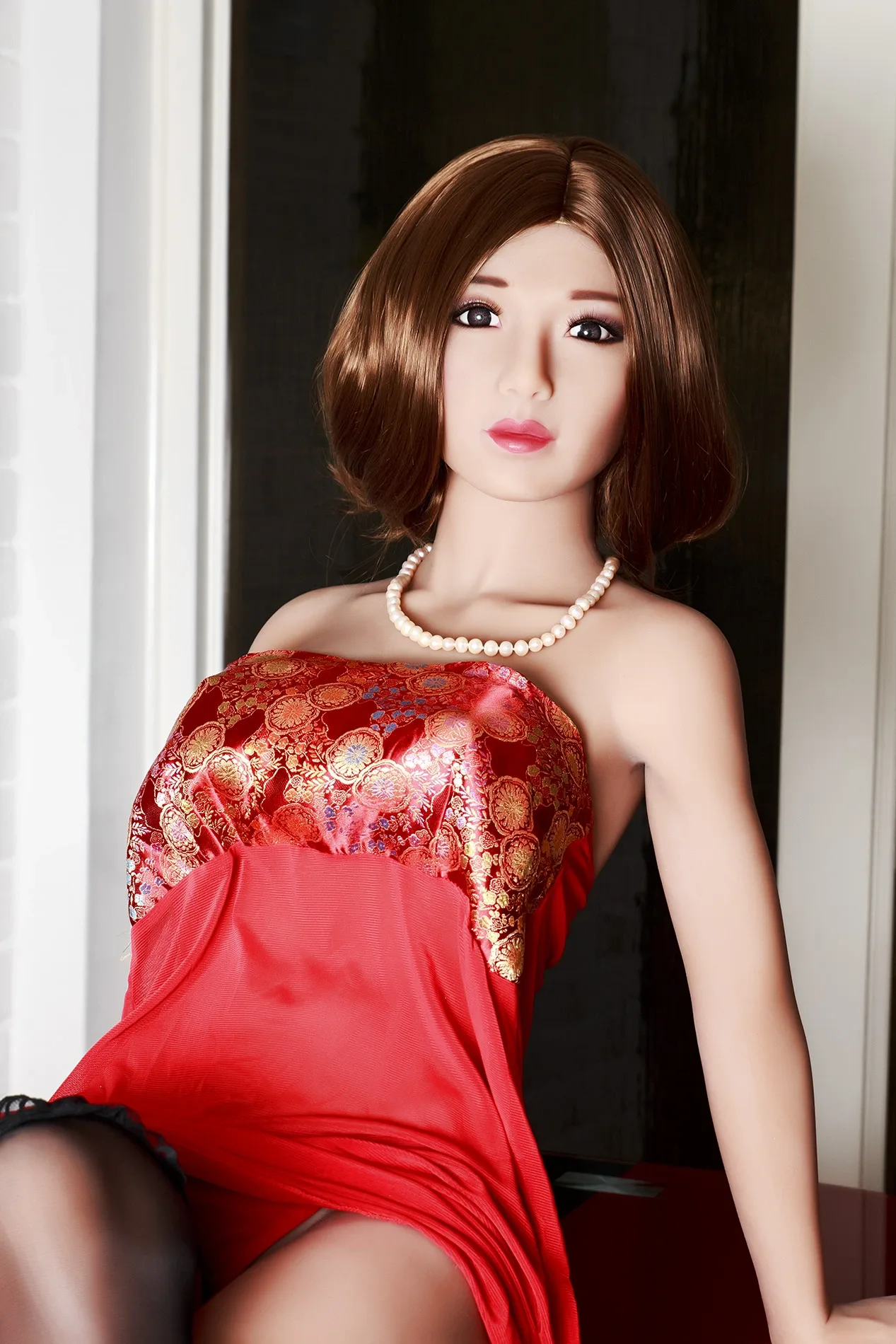 Real Sex Doll Brunette Nimue 4ft 10' (148 cm)/ E-Cup - SMdoll view 6