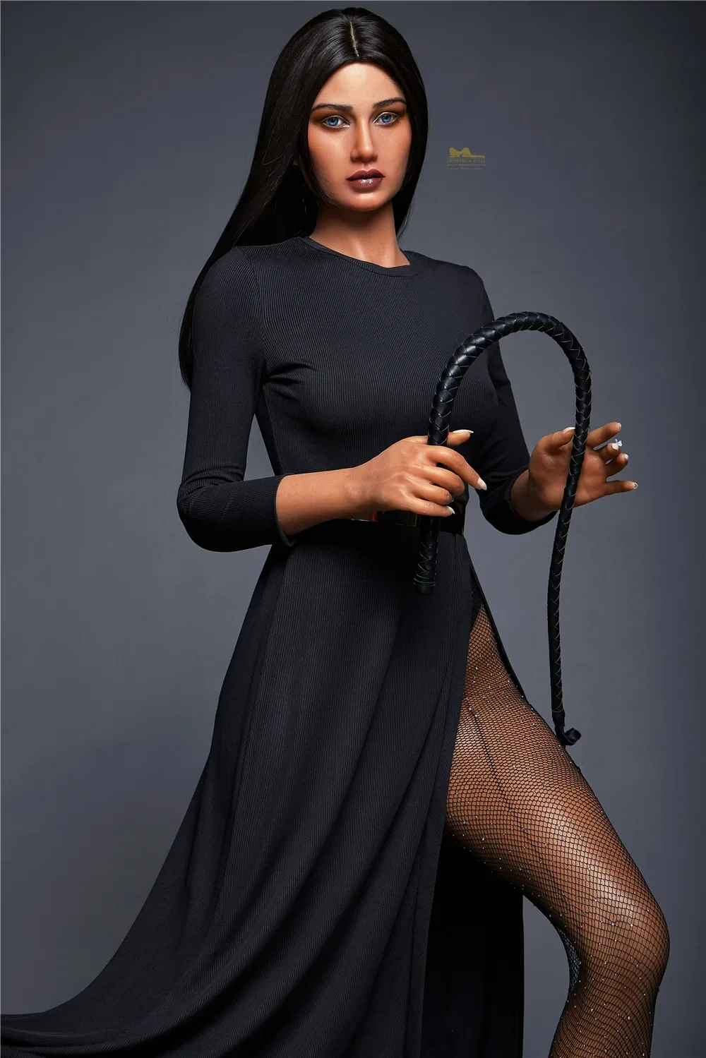 Silicone Doll Black-haired Solin 5ft 6' (168 cm)/ C-Cup - Irontech Doll view 4