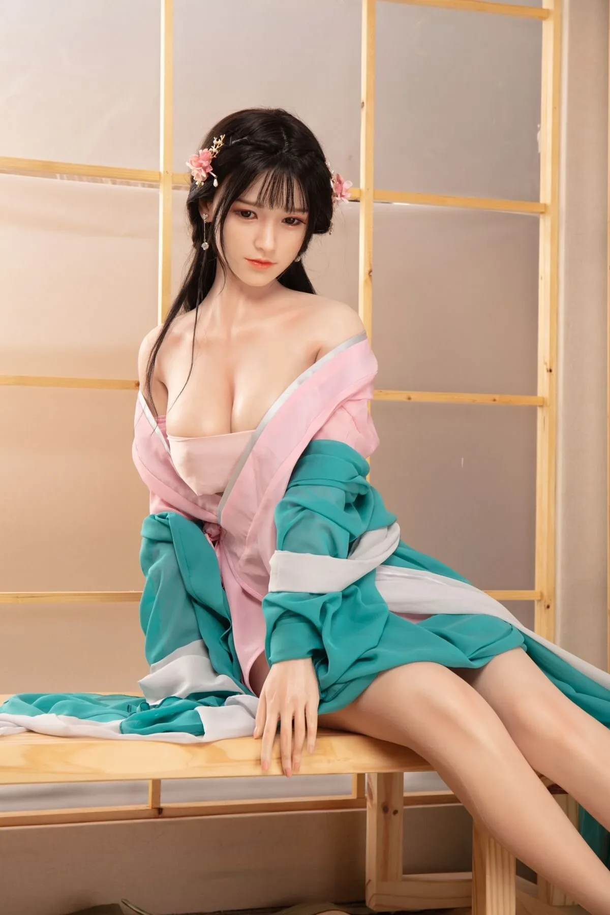 Real Sex Doll Black-haired Cora 5ft 6' (170 cm) - JXDOLL view 5