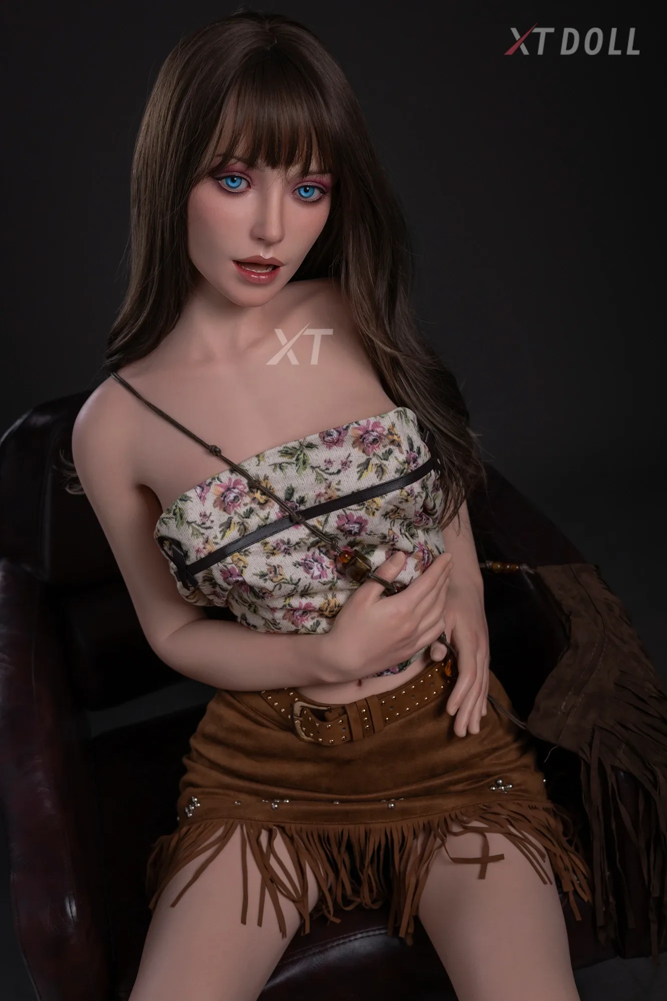 Real Sex Doll Brunette Ailine 5ft 3' (161 cm)/ B-Cup - XTDoll view 5