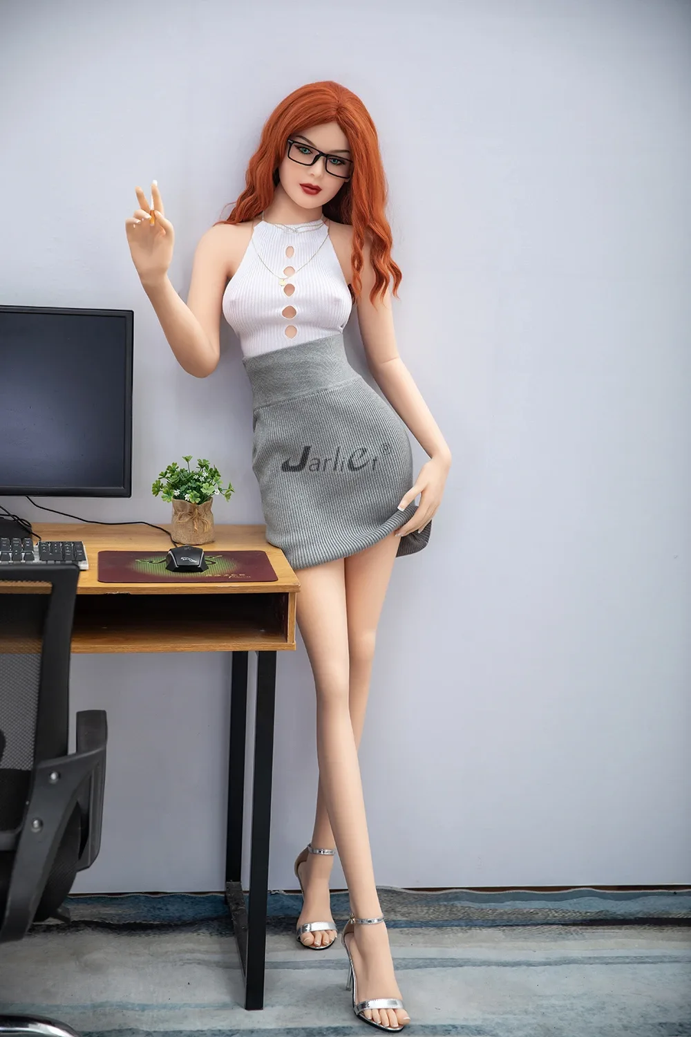 Life Like Sex Doll Secretary Goldie 5ft 1' (157 cm)/ B-Cup - Jarliet view 6