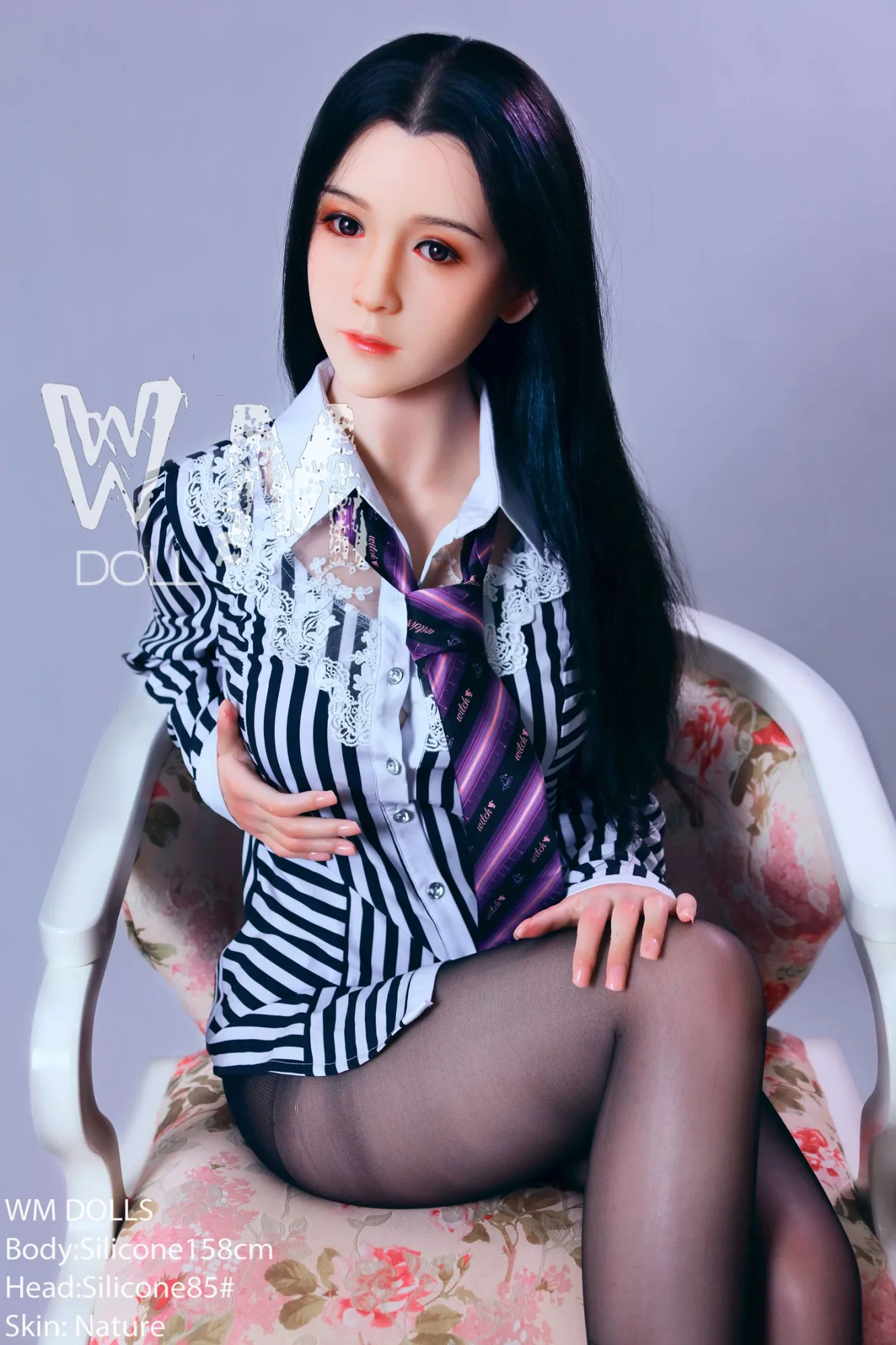 Silicone Doll Asian Girl Mia 5ft 2' (158 cm)/ B-Cup - WM doll view 3