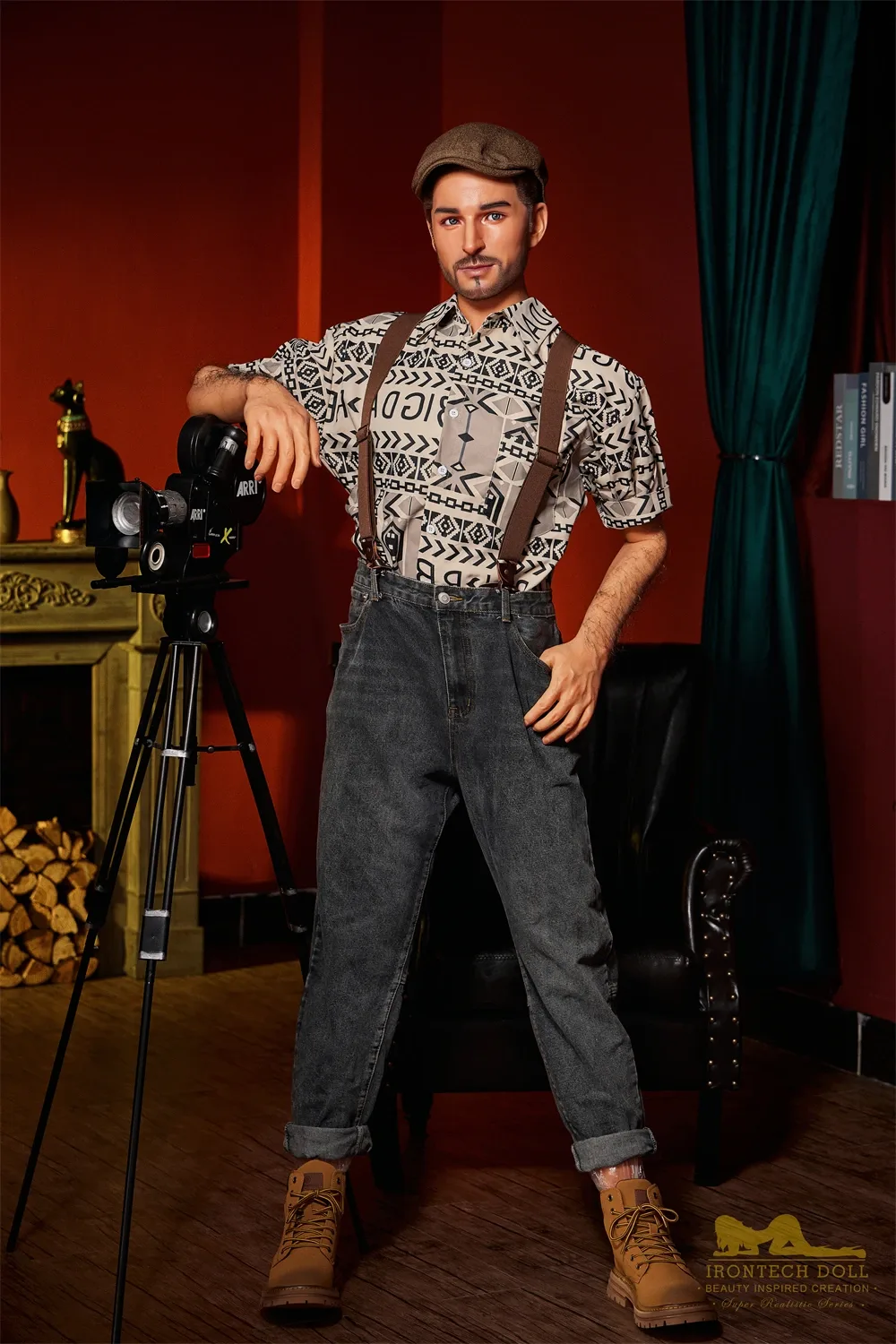 Male Sex Doll Tanned Gerson 5ft 6' (170 cm) - Irontech Doll view 5