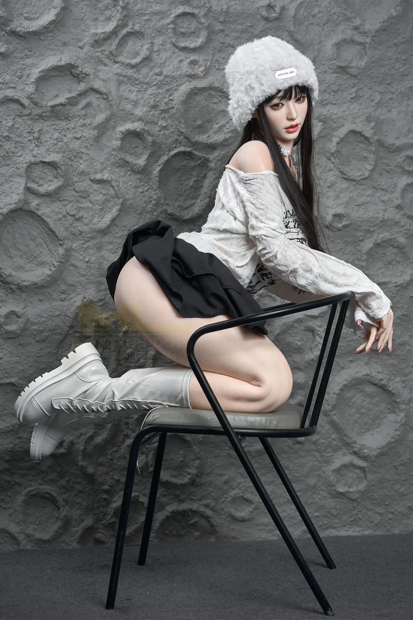 Real Sex Doll Black-haired Annika 5ft 5' (165 cm) - STOCK/ F-Cup - Irontech Doll view 5