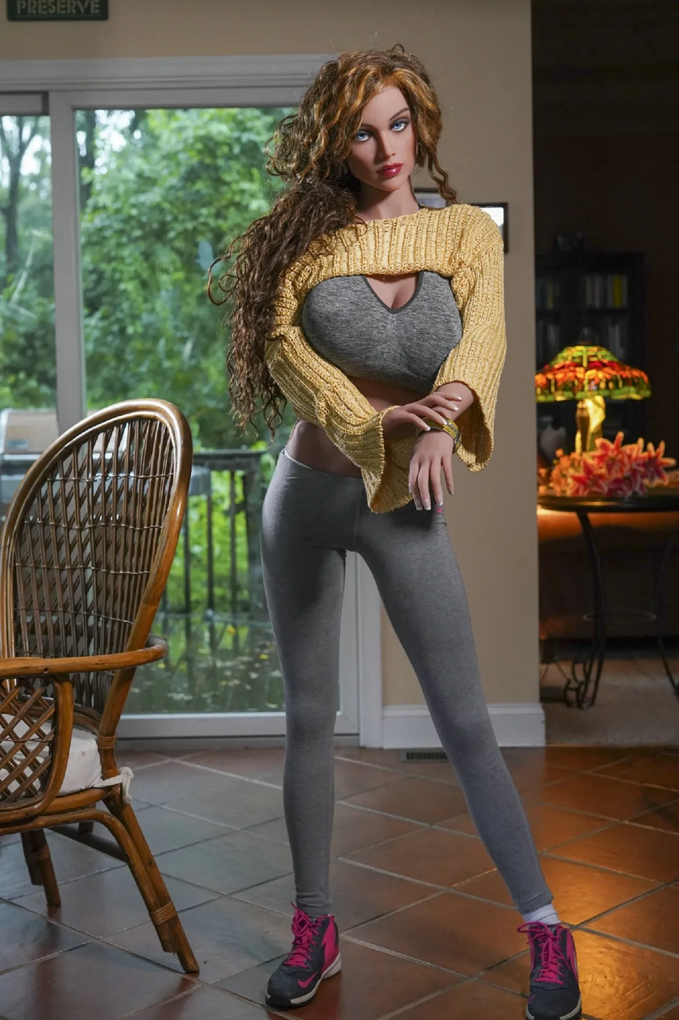 Real Sex Doll Redhead Cecil 5ft 7' (171 cm)/ H-Cup - YL Doll view 6
