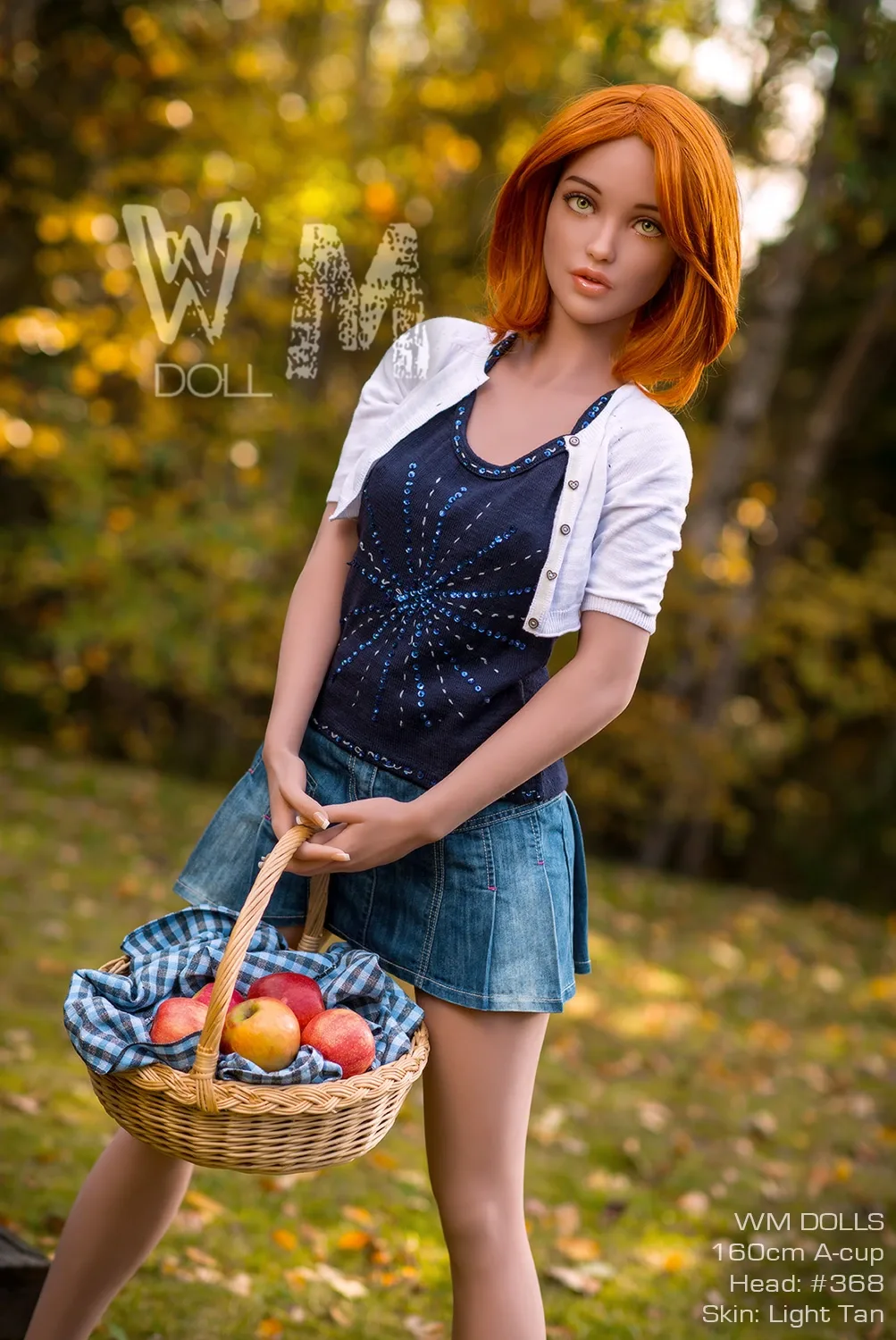 Real Sex Doll Redhead Sunday Rose 5ft 2' (160 cm)/ A-Cup - WM doll view 4