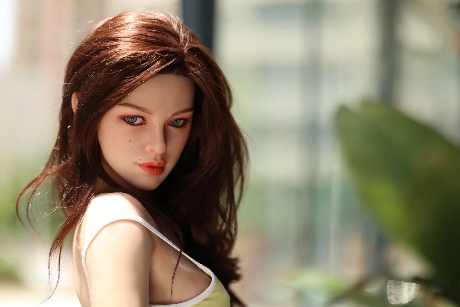 Silicone Sex Doll Redhead Gayat 5ft 7' (171 cm)/ A-Cup - Starpery view 6