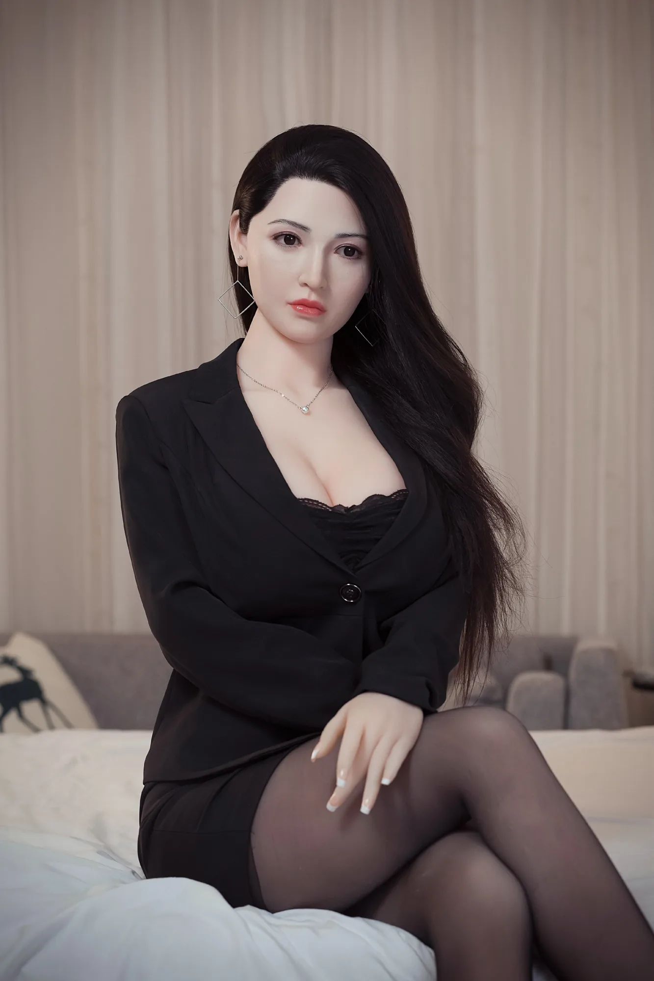 Real Sex Doll Black-haired Ruby 5ft 6' (170 cm)/ J-Cup - AF Doll view 3
