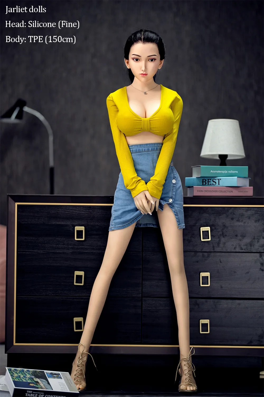 Silicone Sex Doll Asian Moriyo 4ft 11' (150 cm)/ E-Cup - Jarliet view 2