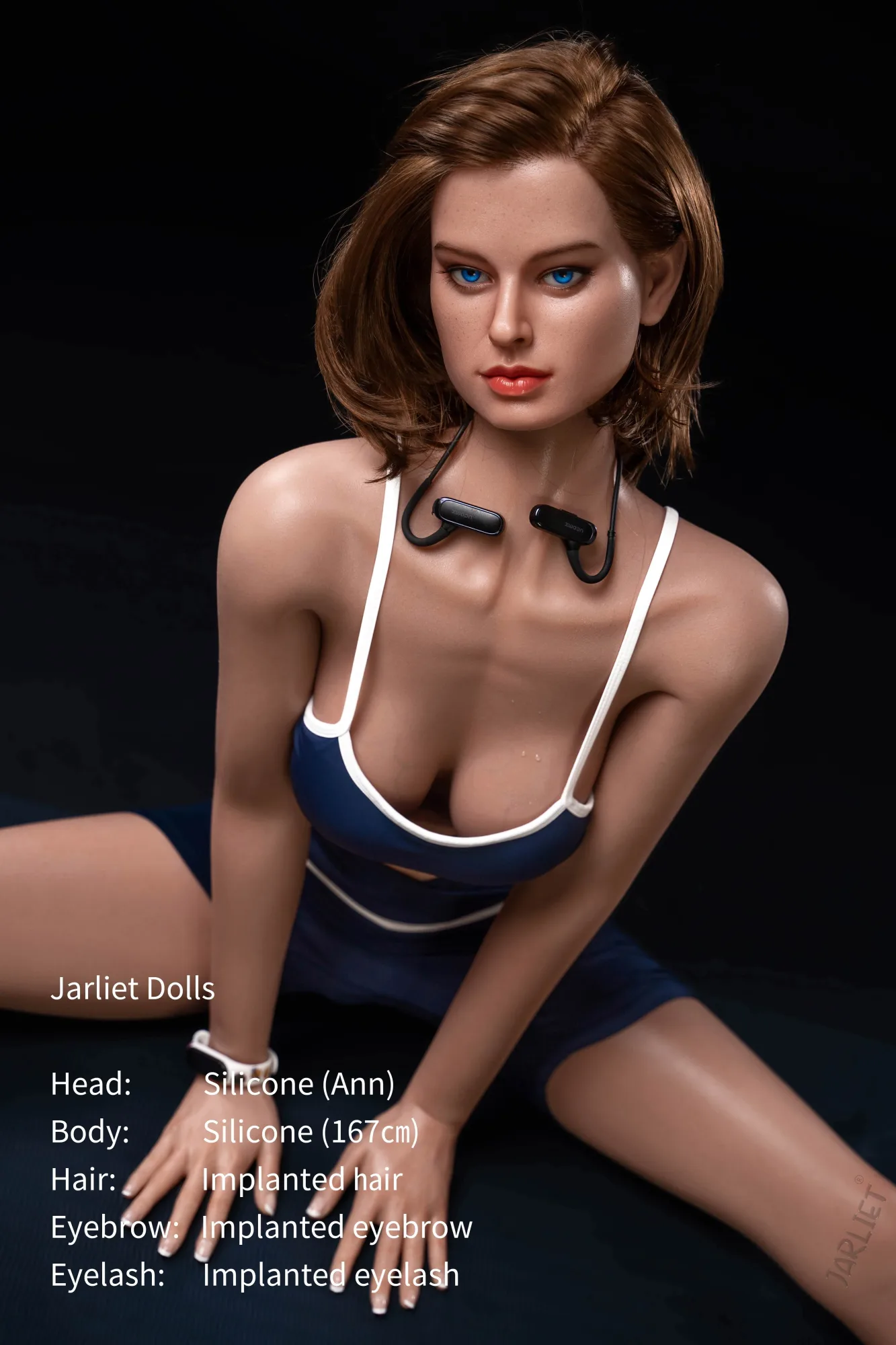 Silicone Sex Doll Fitness Robin 5ft 5' (167 cm)/ B-Cup - Jarliet view 6