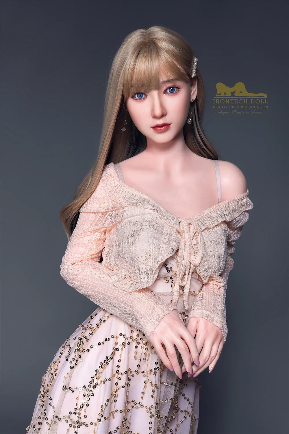 Silicone Doll Cute Jessie 4ft 11' (152 cm)/ B-Cup - Irontech Doll view 2