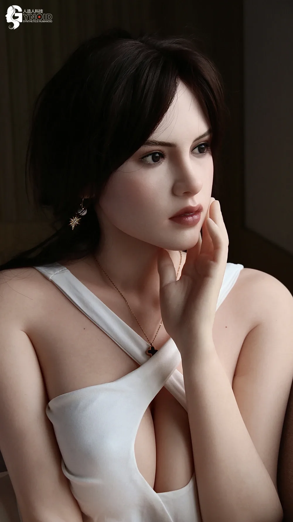 Silicone Doll Brunette Nuo 5ft 5' (165 cm)/ D-Cup - Gynoid view 5