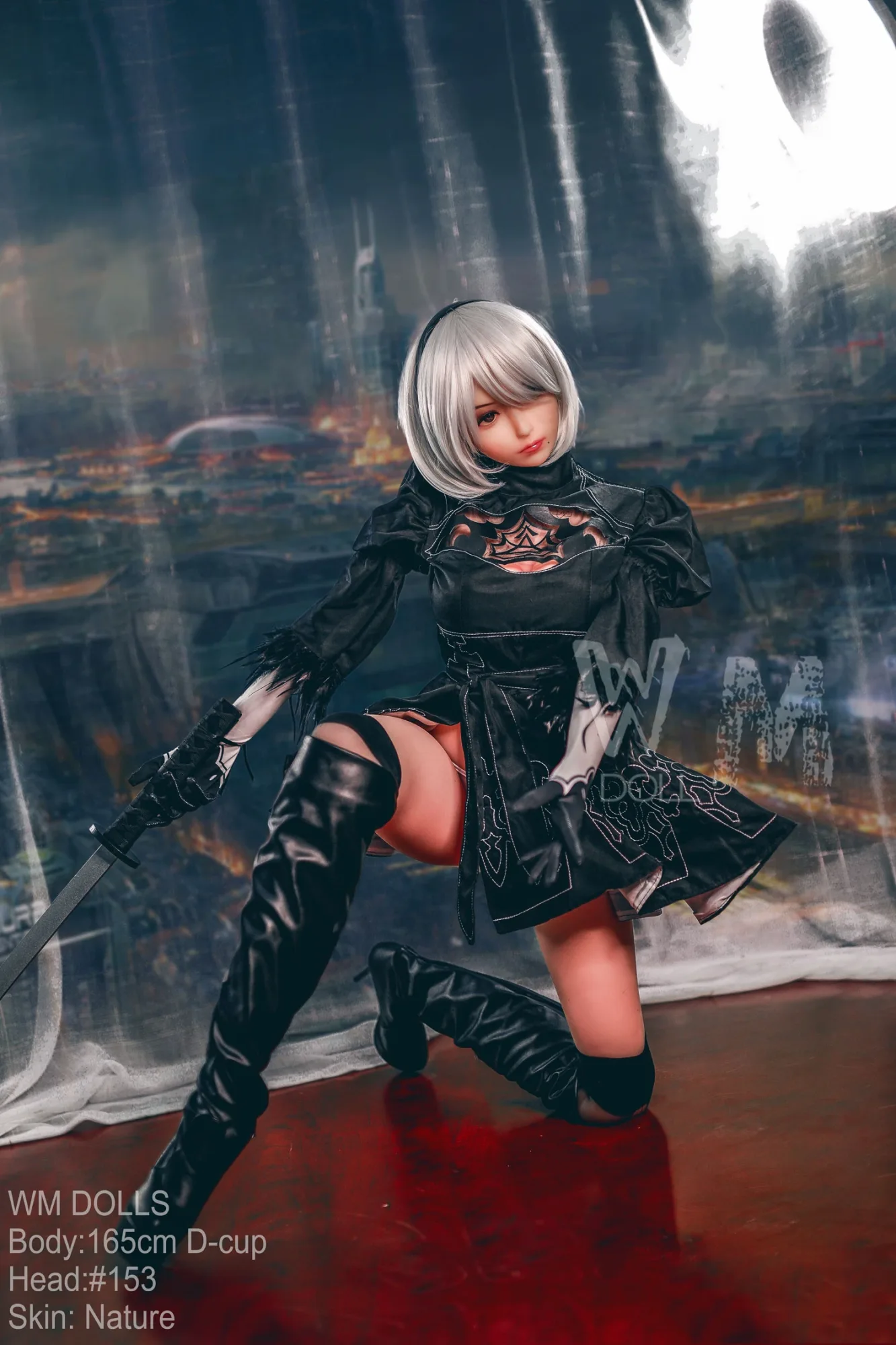 Real Sex Doll Sexy Kite 5ft 5' (165 cm)/ D-Cup - WM doll view 5
