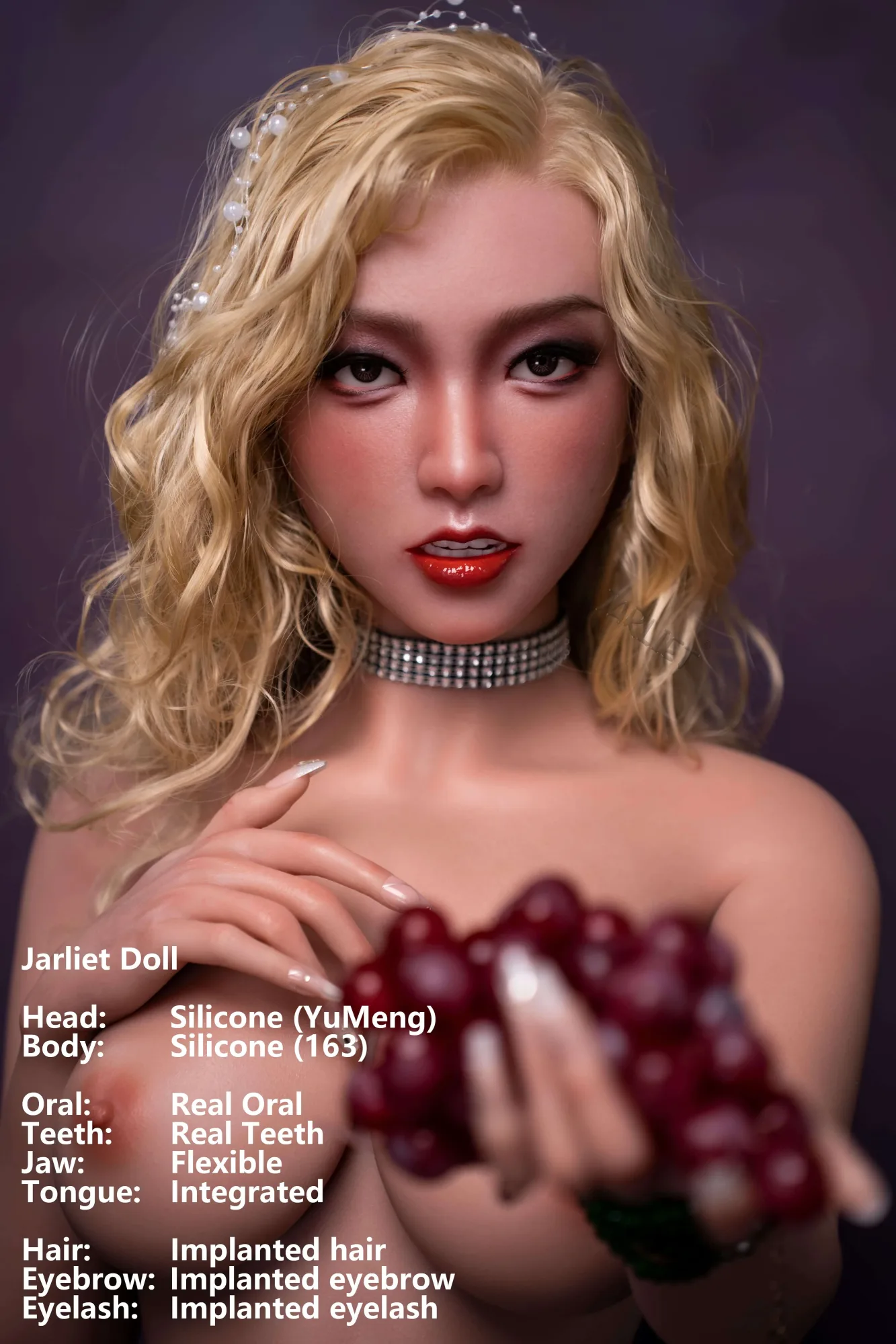 Silicone Sex Doll Blonde Mira 5ft 5' (163 cm)/ D-Cup - Jarliet view 2