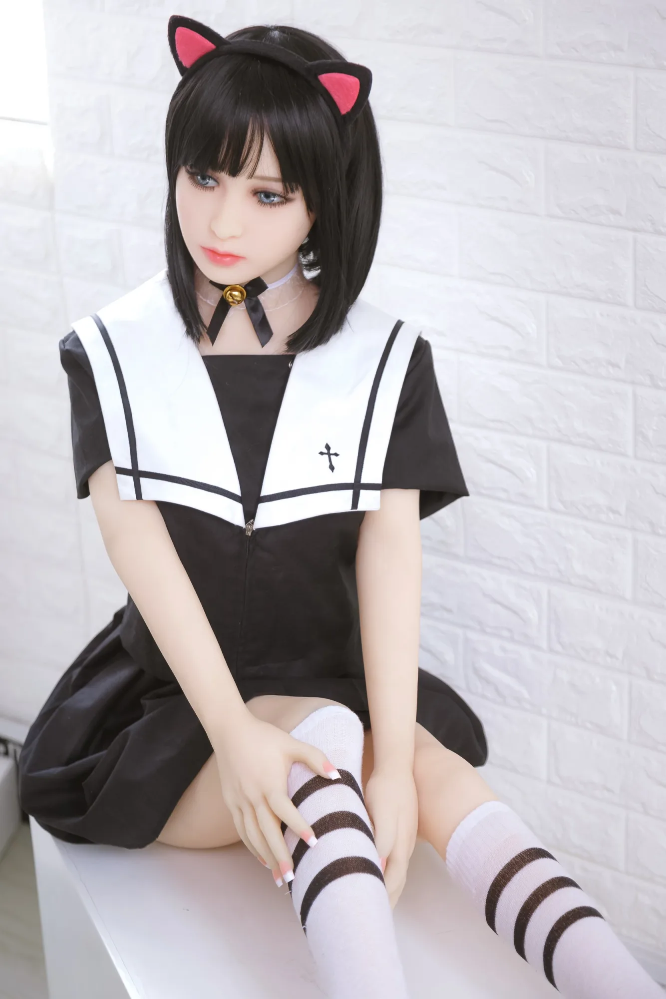 Sex Doll Schoolgirl Nany 4ft 10' (148 cm)/ C-Cup - AIBEI Doll view 3